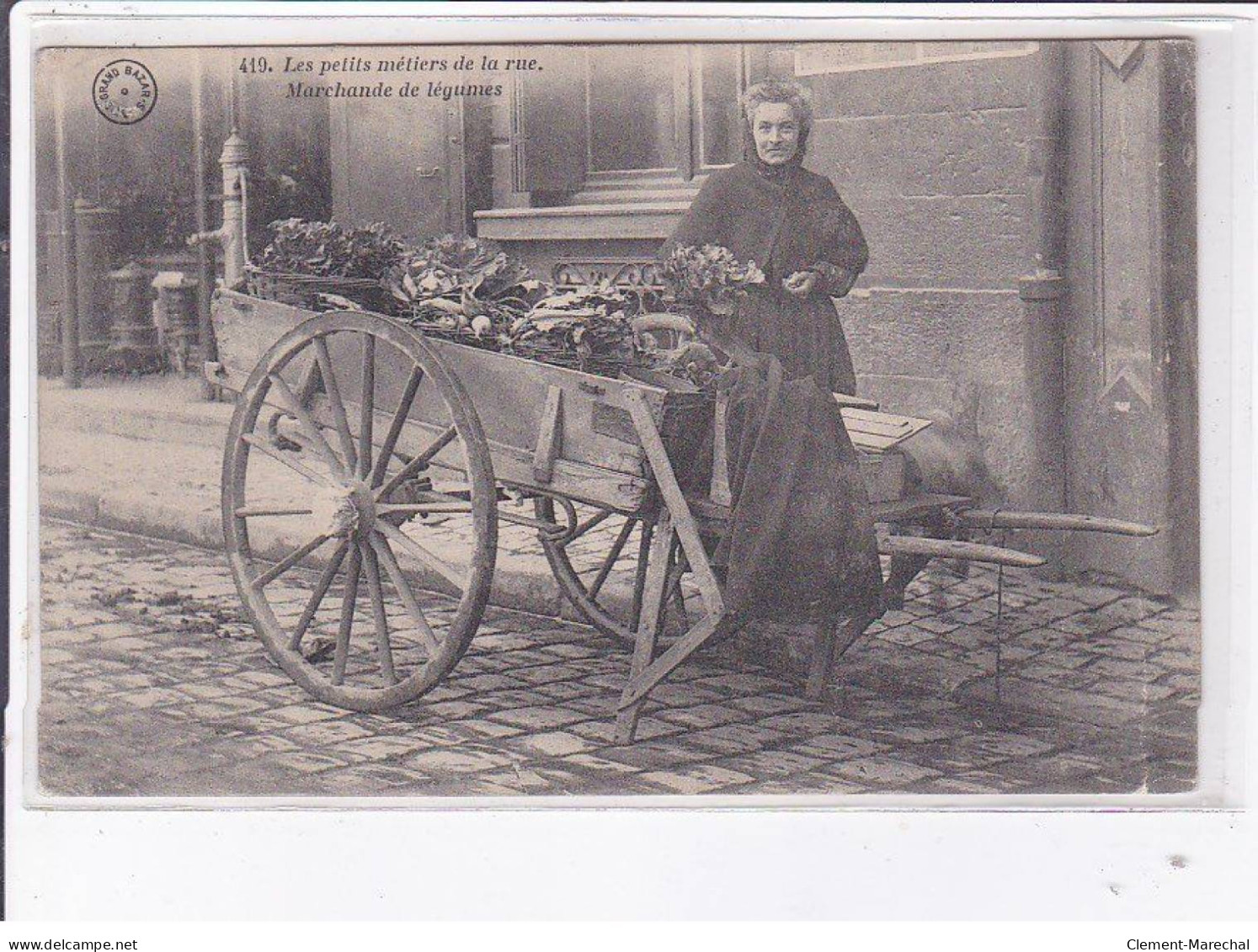 TOURS: Les Petits Métiers De La Rue, Marchande De Légumes - état - Tours