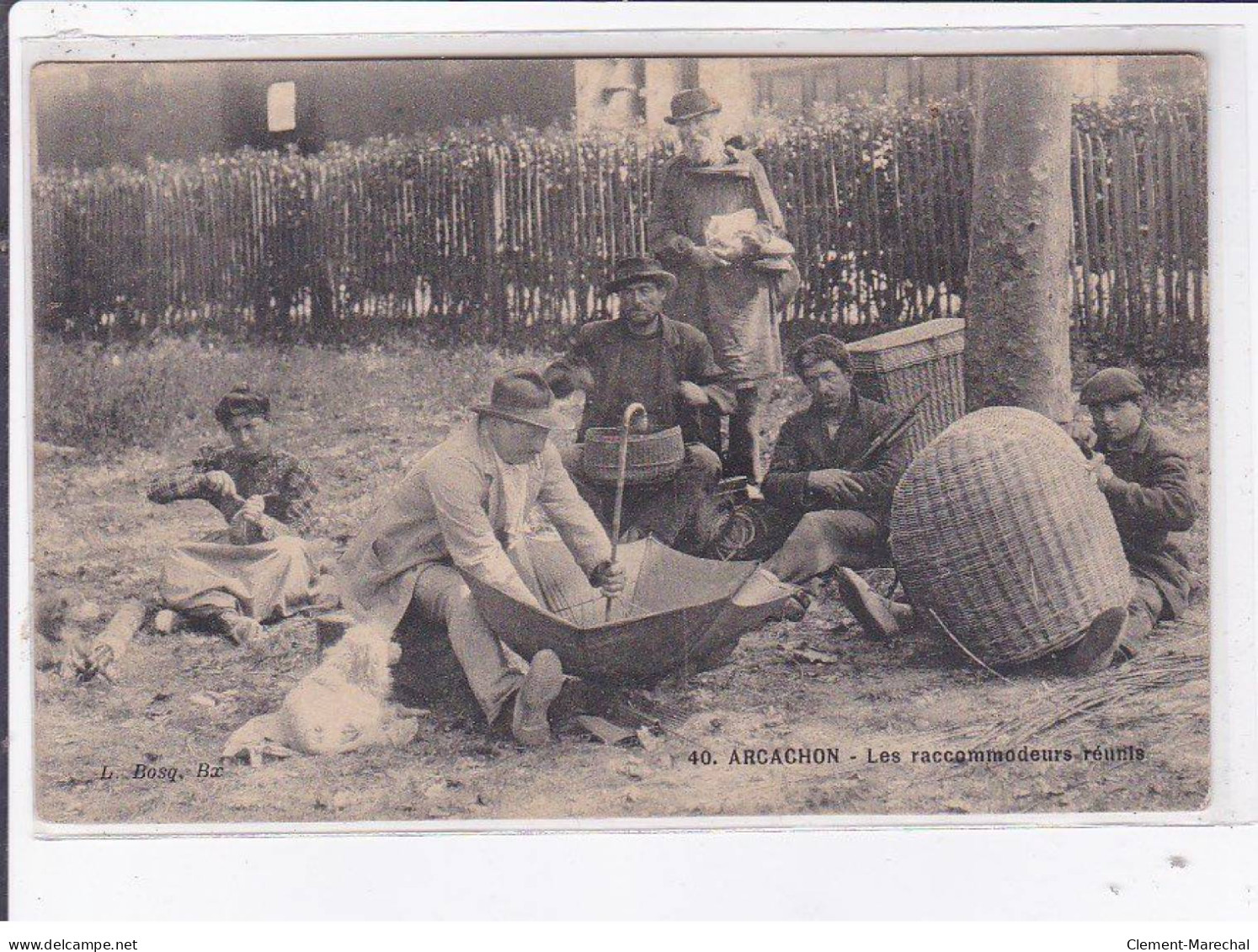 ARCACHON: Les Raccommodeurs Réunis (vanniers - Vannerie) - état - Arcachon