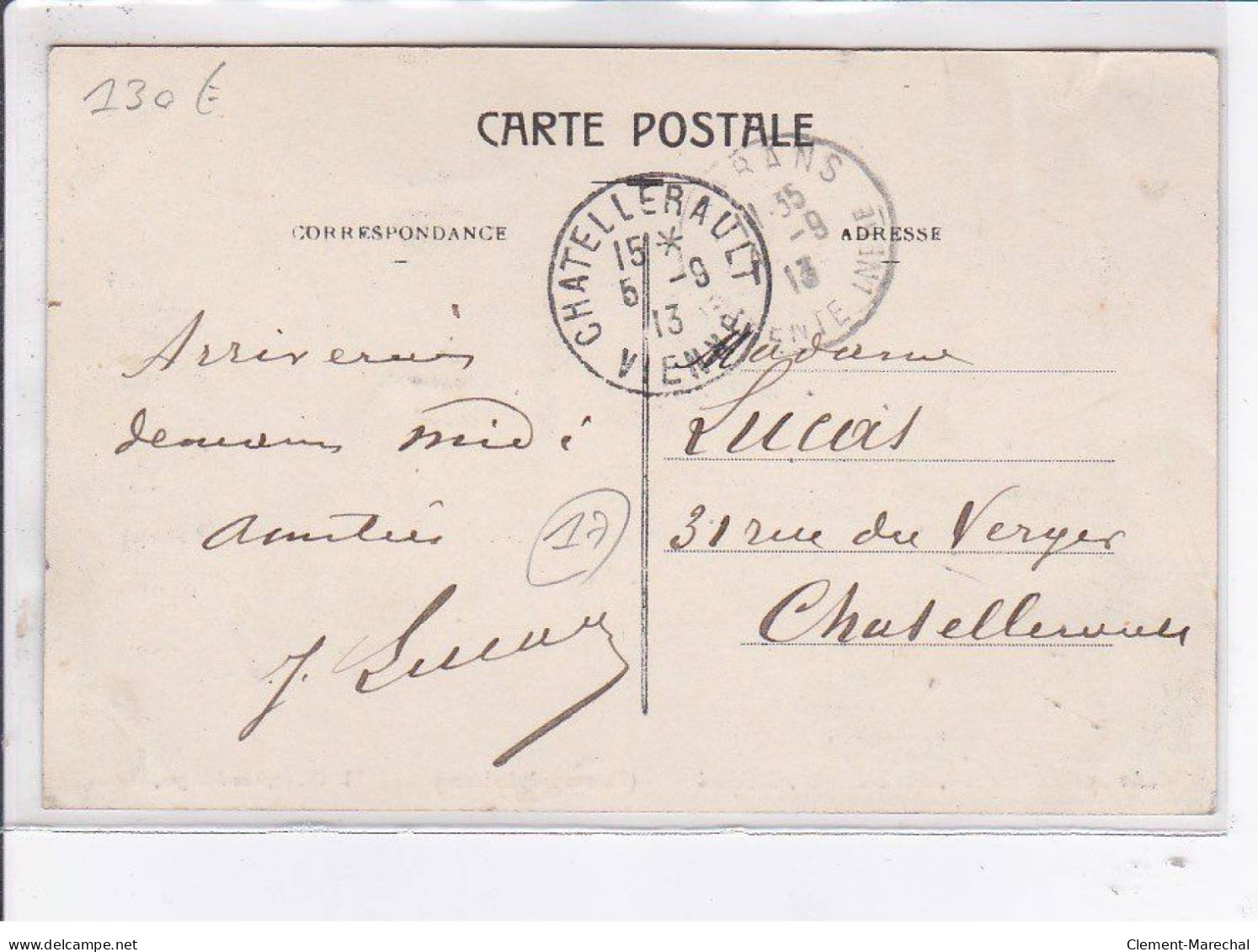 MARANS: Pharmacie P. Joubert 53 Avenue D'aligre Et 9 Rue Gambetta - Très Bon état - Autres & Non Classés