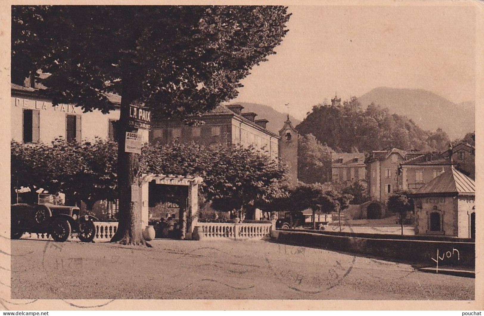 KO 31-(09) AX LES THERMES - PLACE DU BREILH -  RESTAURANT DE LA PAIX - Ax Les Thermes