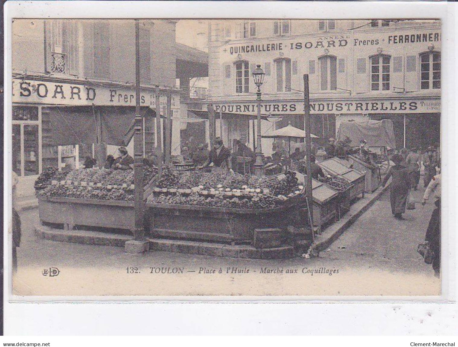 TOULON: Place à L'huile Marché Aux Coquillage - Très Bon état - Toulon