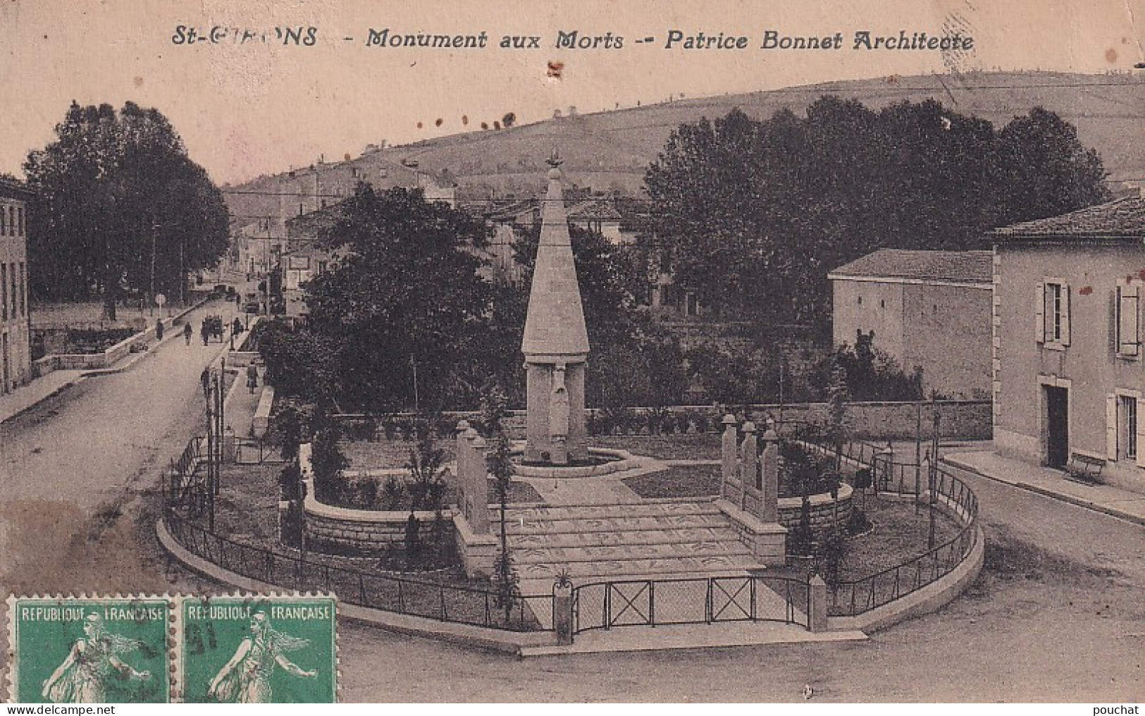 KO 31-(09) ST GIRONS - MONUMENT AUX MORTS - VUE GENERALE - Saint Girons