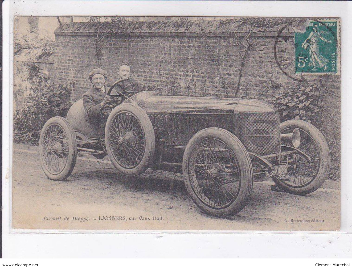 DIEPPE: Circuit De Dieppe, Sur Vaux Hall, Lambers, Automobile - Très Bon état - Dieppe