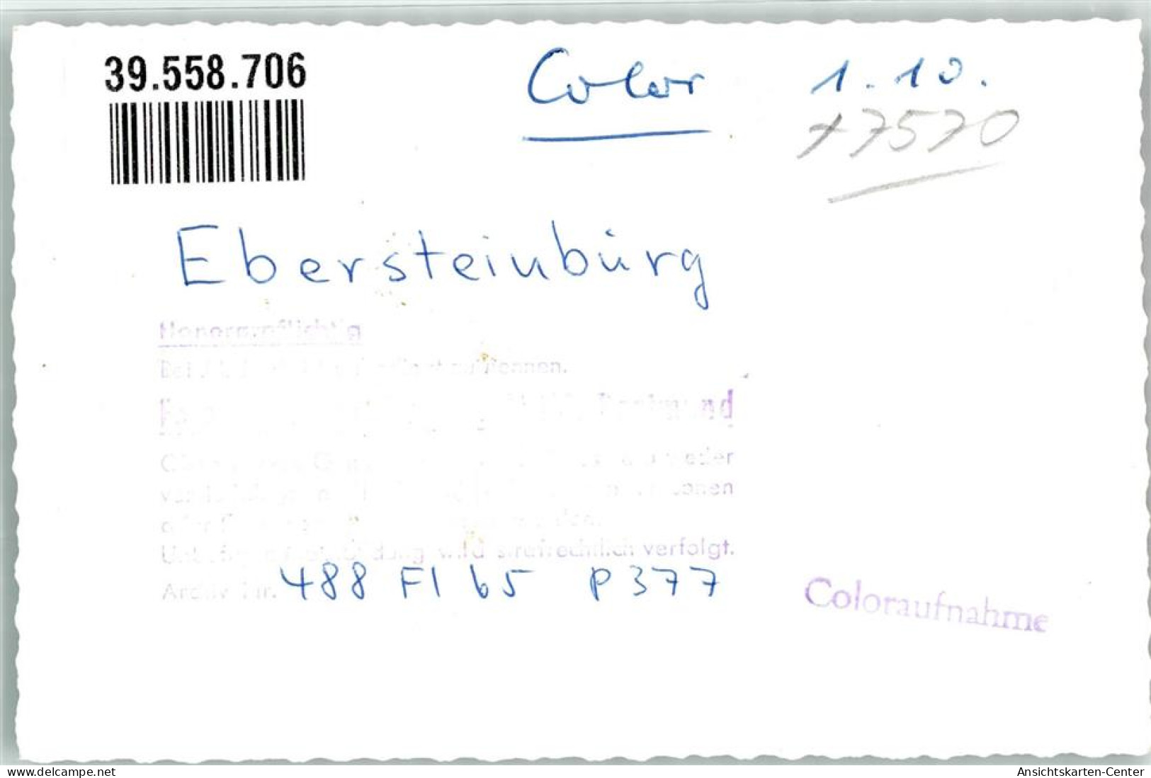 39558706 - Ebersteinburg - Baden-Baden