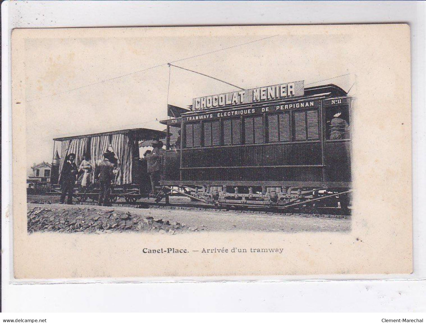 CANET-PLACE: Arrivée D'un Tramway - Très Bon état - Canet Plage