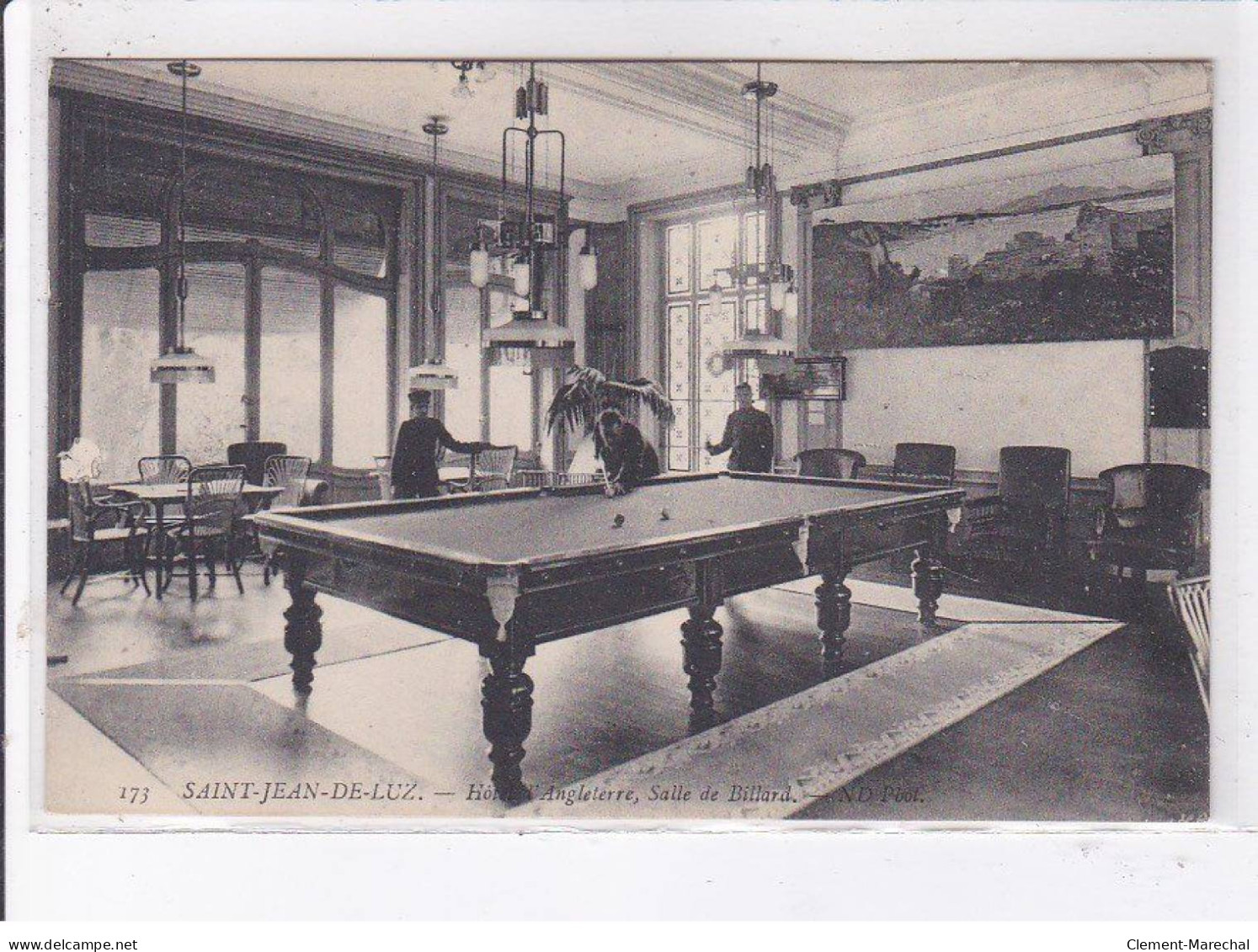 SAINT-JEAN-de-LUZ: Hôtel D'angleterre, Salle De Billard - Très Bon état - Saint Jean De Luz