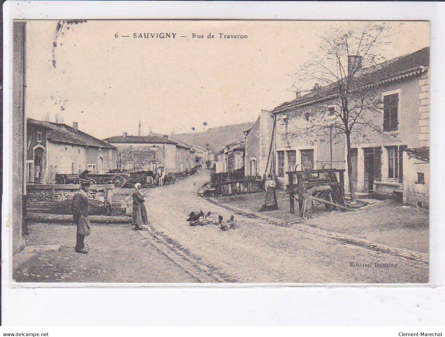 SAUVIGNY: Rue De Traveron - Très Bon état - Sonstige & Ohne Zuordnung