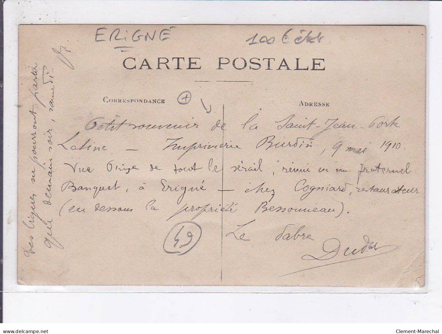 ERIGNE: Petit Souvenir De La Saint-jean, Groupe De Personne - état - Other & Unclassified