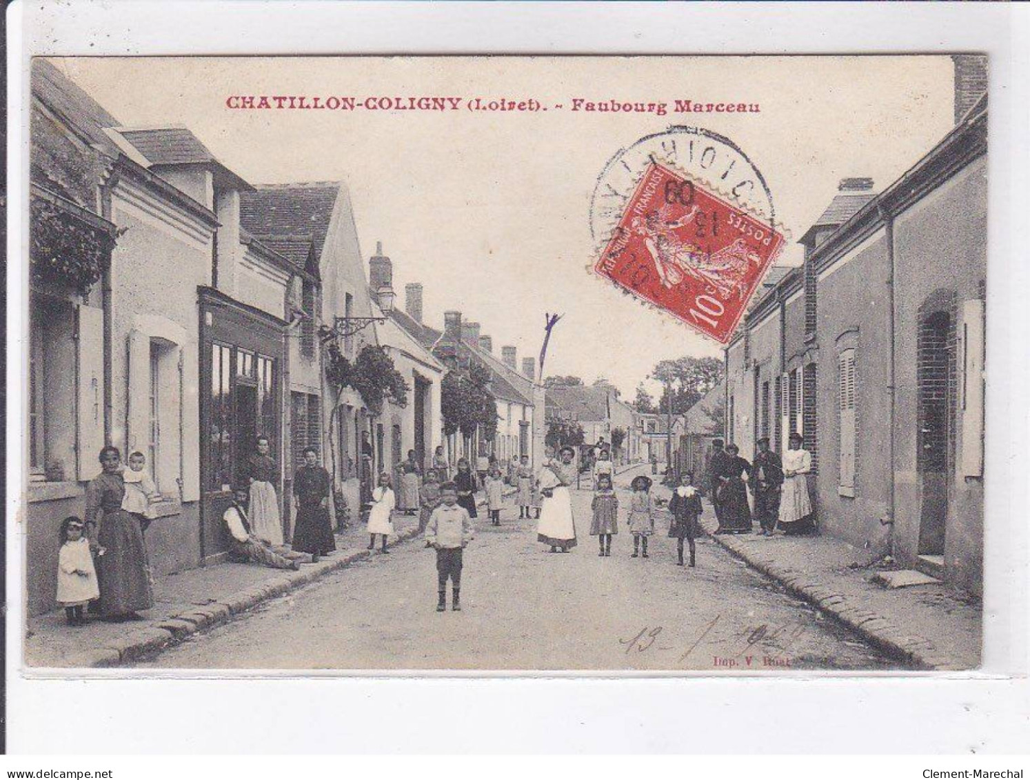 CHATILLON-COLLIGNY: Faubourg Marceau - Très Bon état - Chatillon Coligny