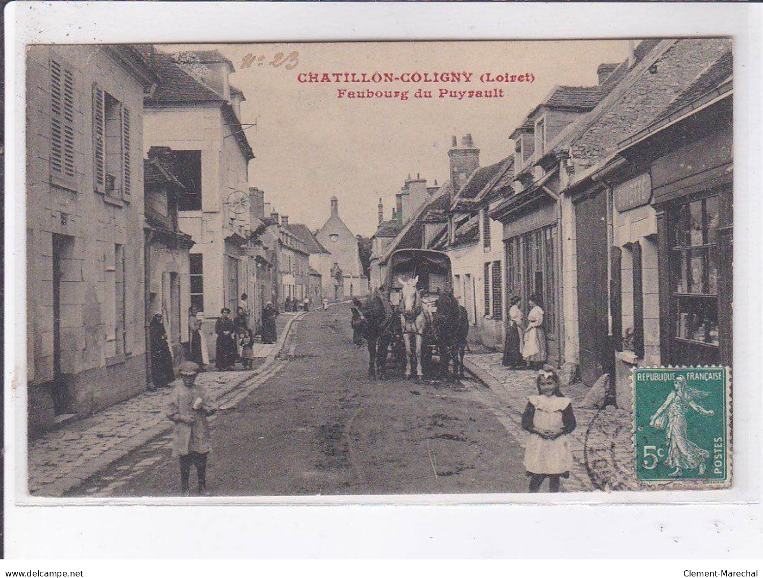 CHATILLON-COLLIGNY: Faubourg Du Puyrault - état - Chatillon Sur Loire