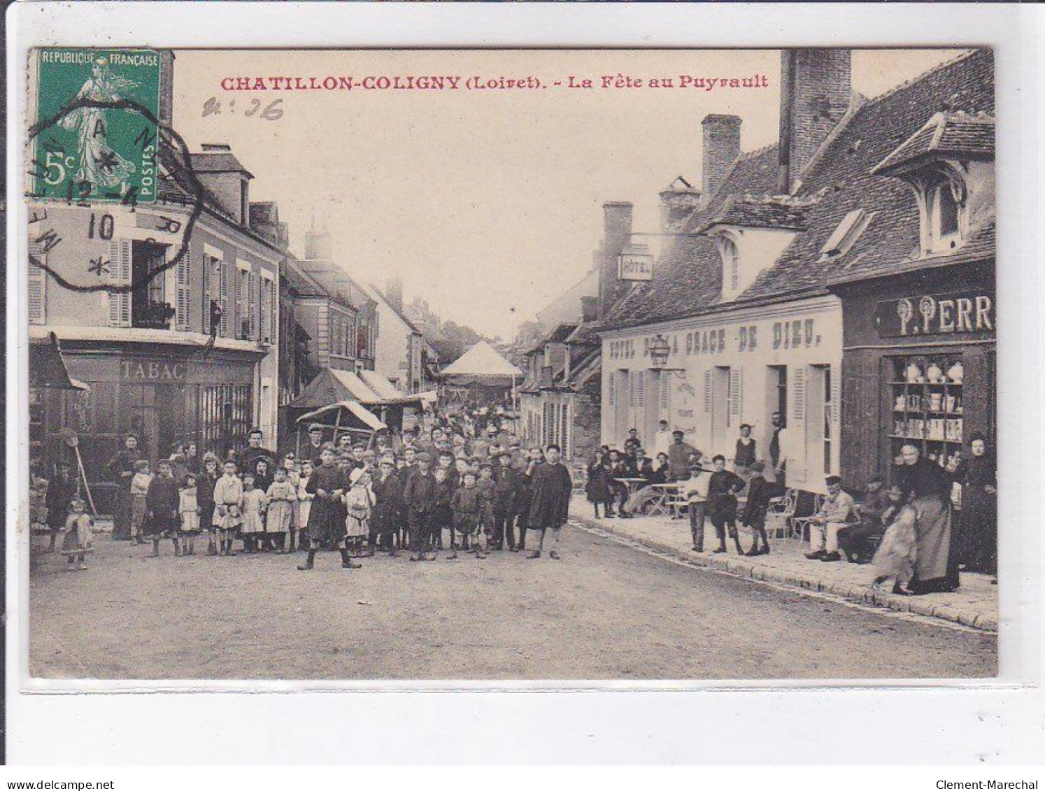 CHATILLON-COLLIGNY: La Fête Au Puyrault, Manège - Très Bon état - Chatillon Coligny