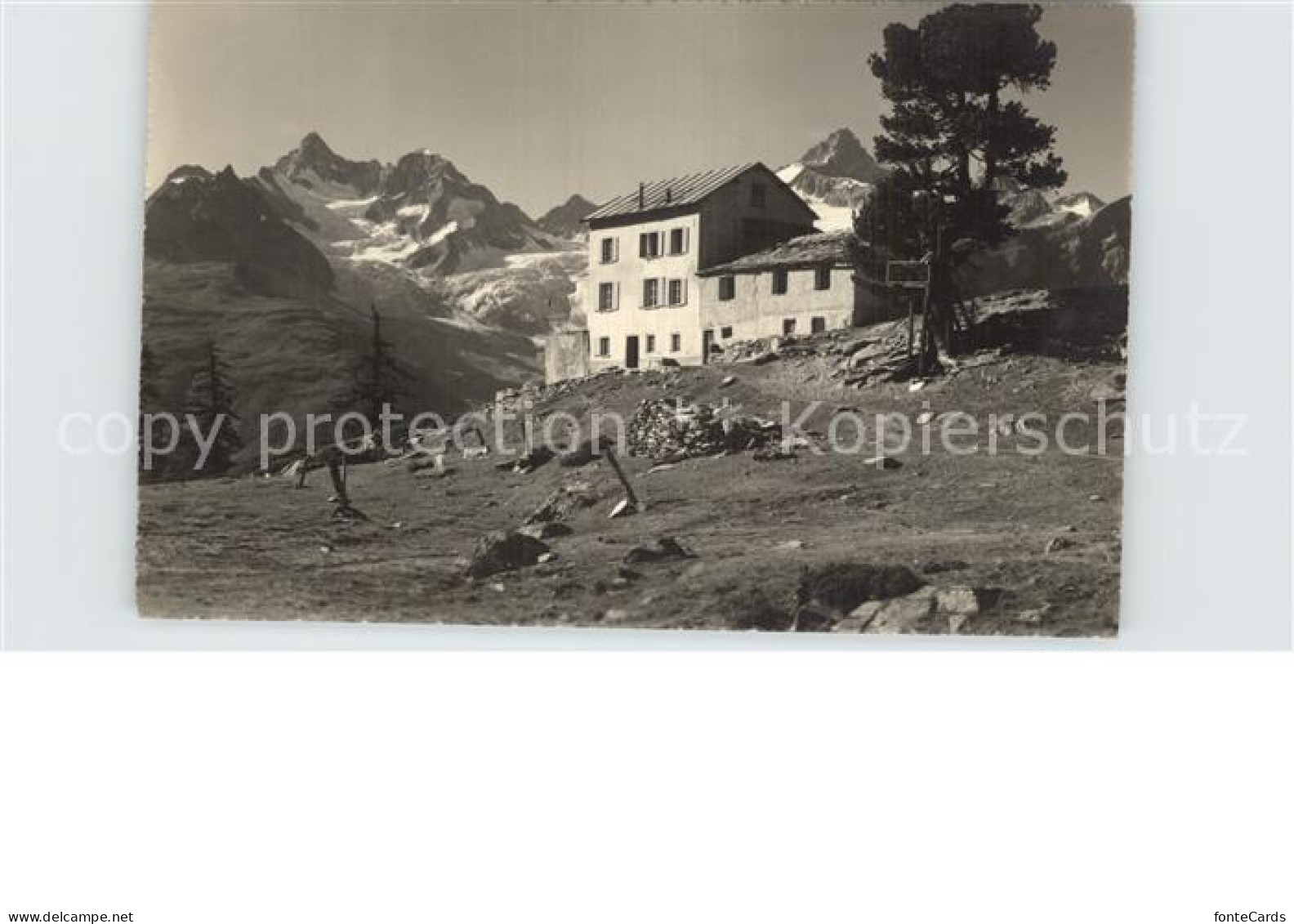 12589620 Zermatt VS Berghof Findelengletscher Gabelhoerner Zinal Rothorn Zermatt - Sonstige & Ohne Zuordnung