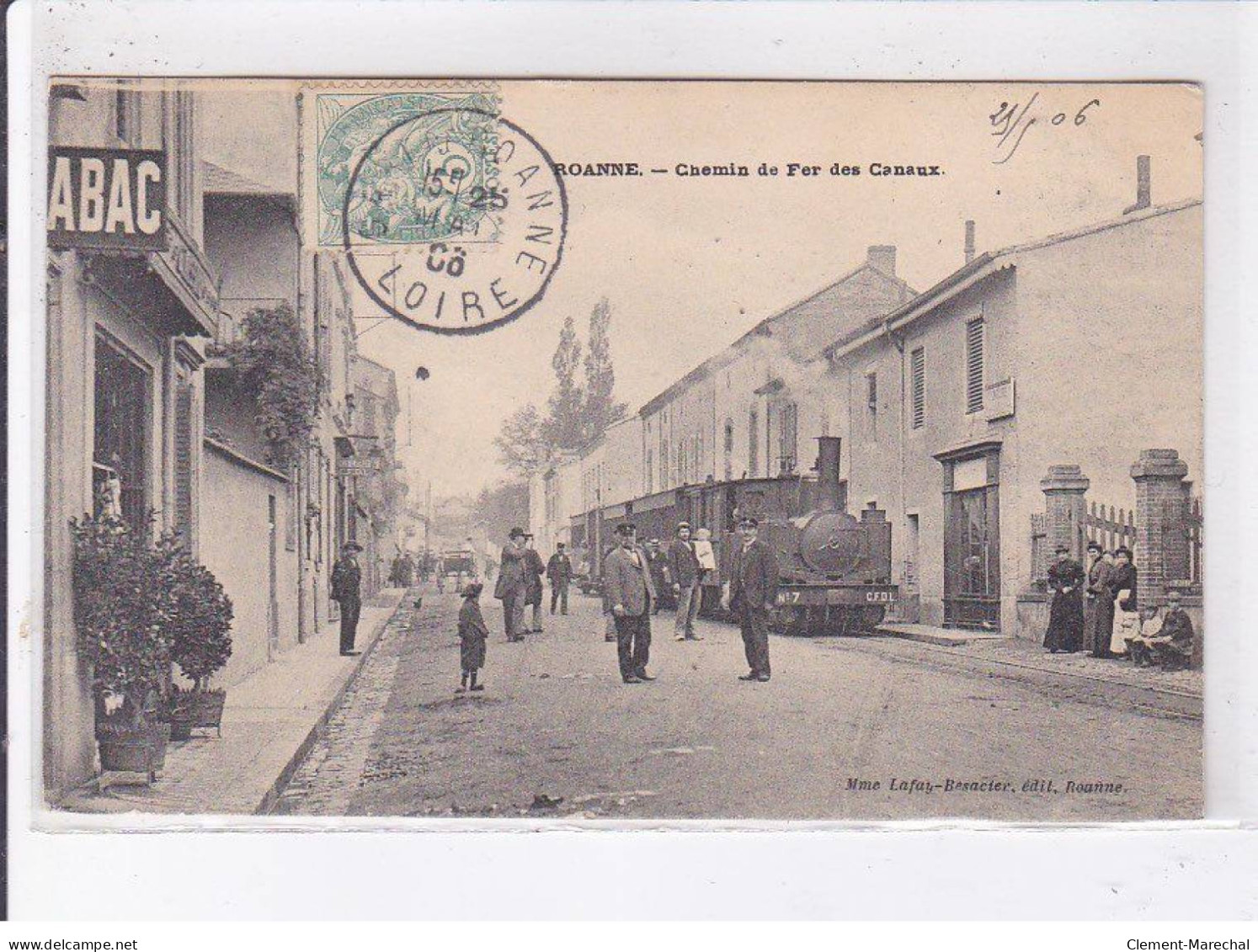 ROANNE: Chemin De Fer Des Canaux - Très Bon état - Roanne