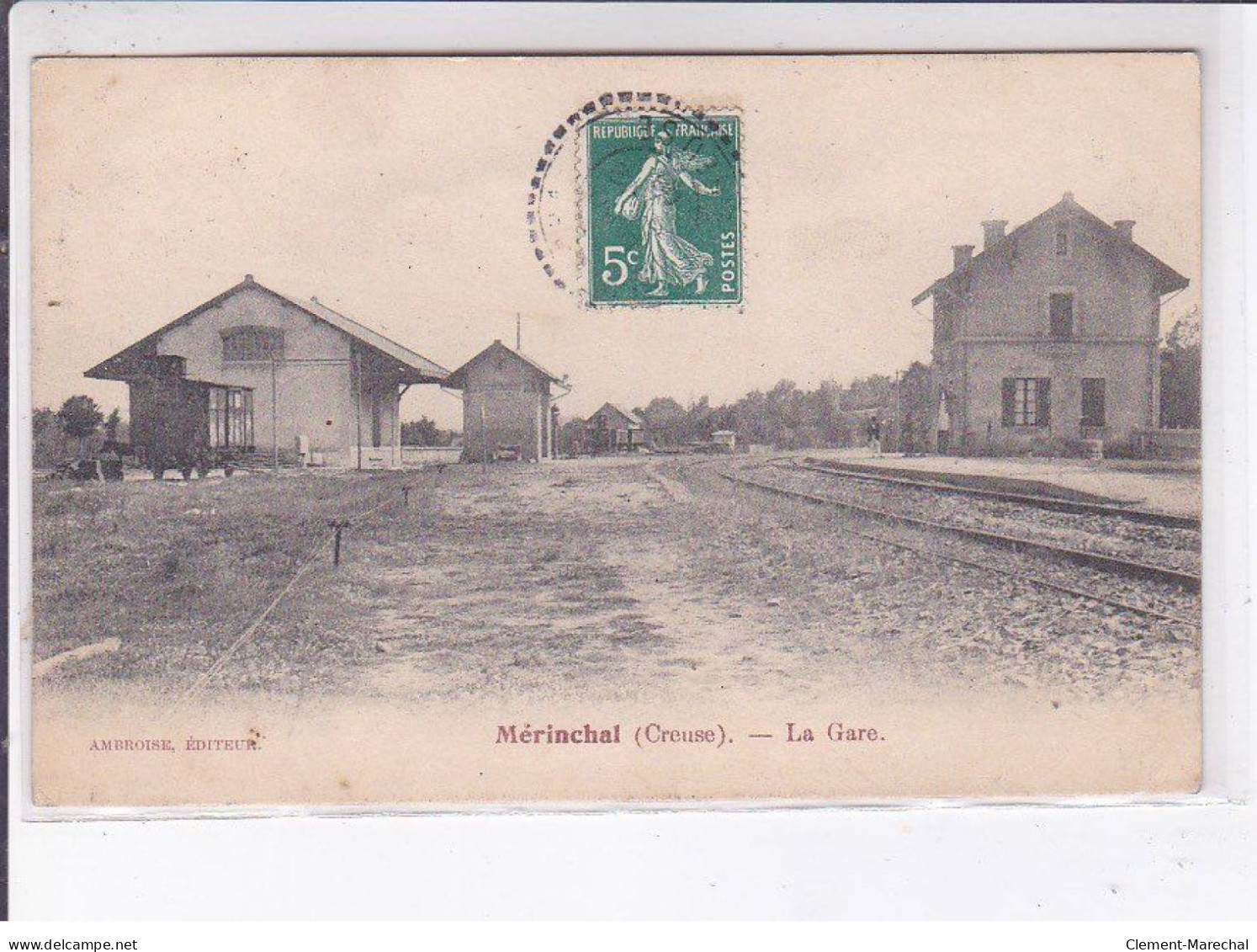 MERINCHAL: La Gare - Très Bon état - Other & Unclassified