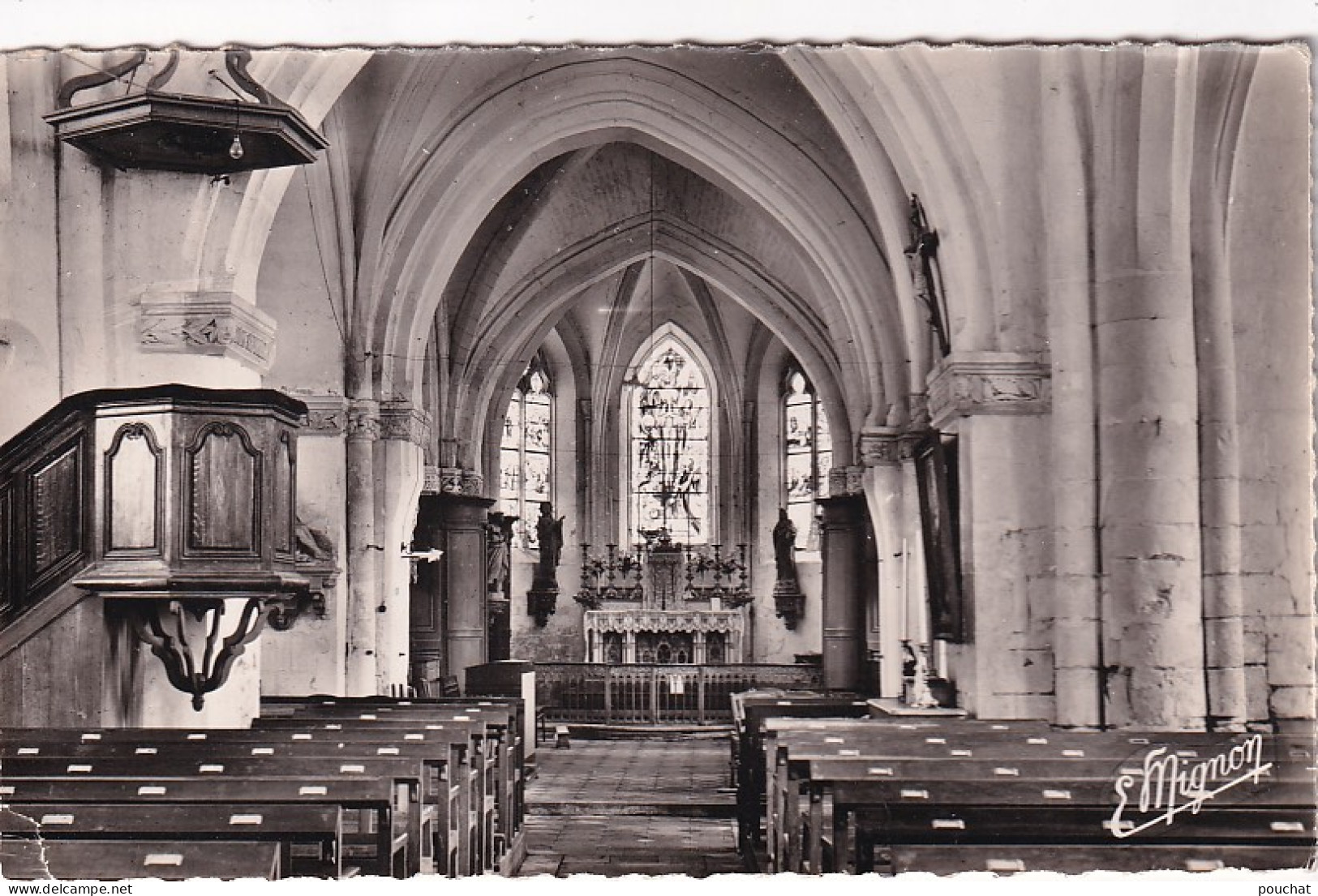 KO 32-(10) MERY SUR SEINE - INTERIEUR DE L'EGLISE NOTRE DAME - Other & Unclassified