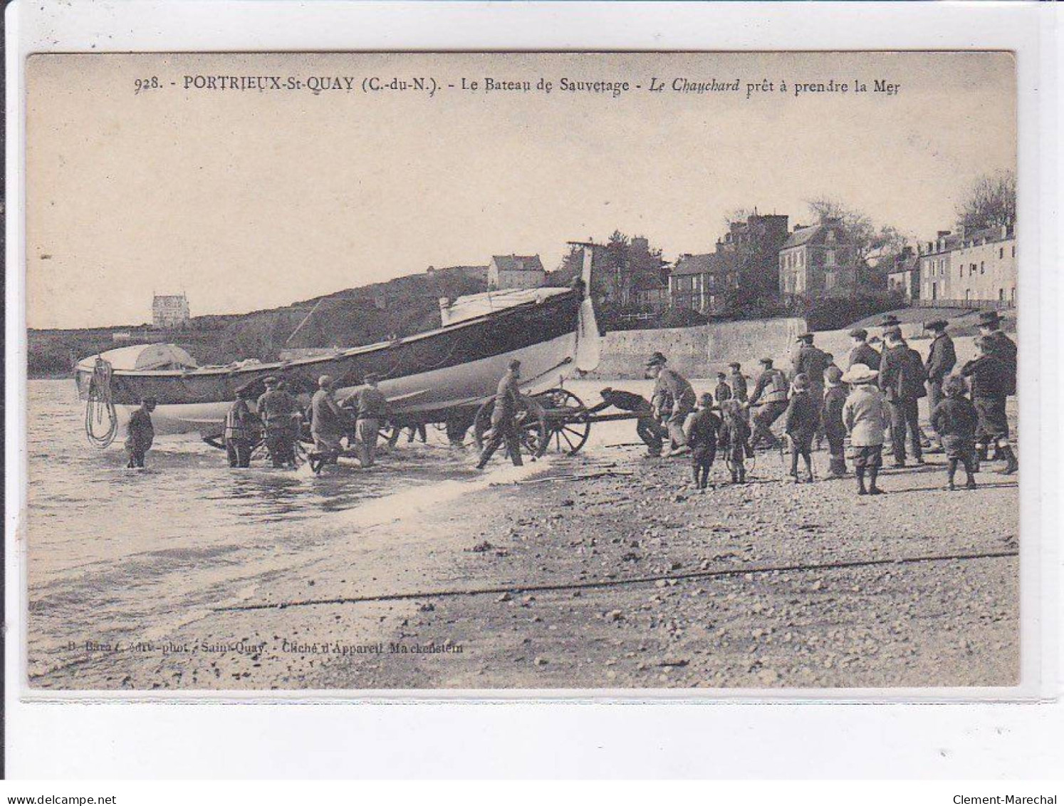 PORTRIEUX-SAINT-QUAY: Le Bateau De Sauvetage Le Chauchard Prêt à Prendre La Mer - Très Bon état - Other & Unclassified