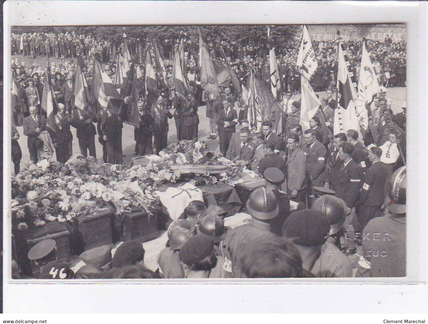 SAINT-BRIEUC: Enterrement Des 18 Patriotes Août 1944, Gouedic - Très Bon état - Saint-Brieuc