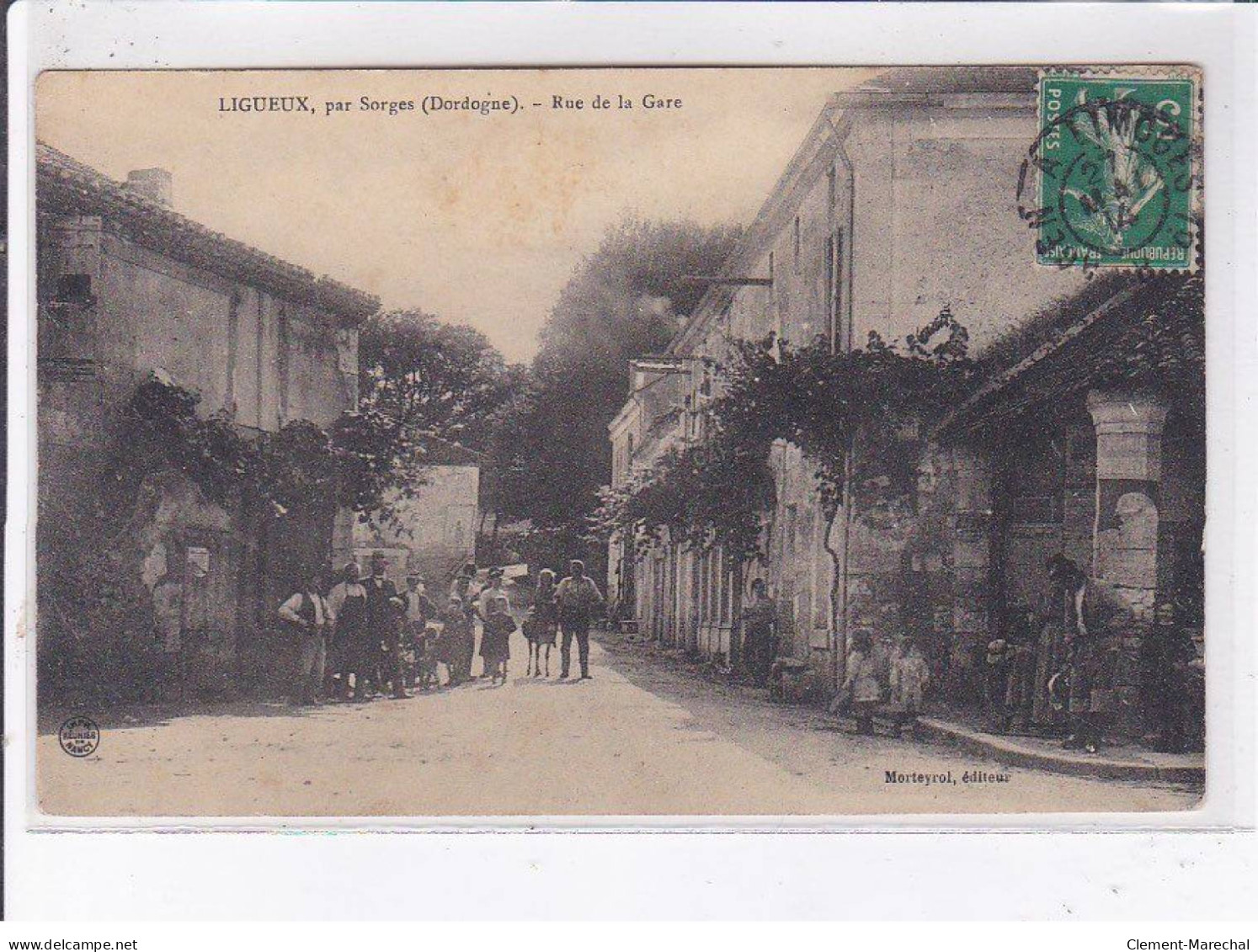 LIGUEUX: Rue De La Gare - Très Bon état - Autres & Non Classés