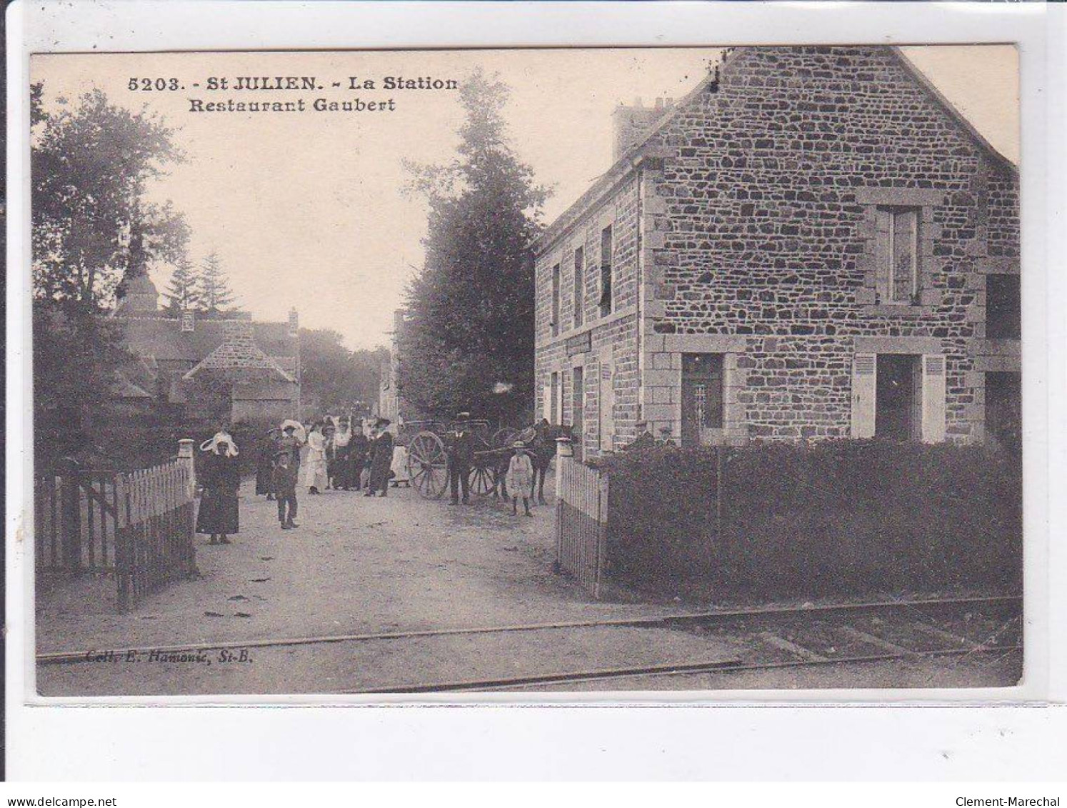 SAINT-JULIEN: Restaurant Gaubert, La Station - Très Bon état - Autres & Non Classés