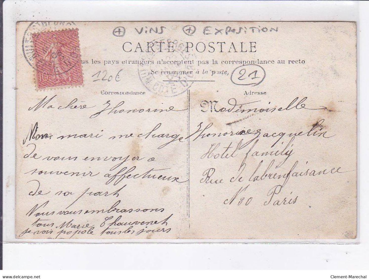 NUITS-SAINT-GEORGES: Carte Photo Du Stand De La Société Vigneronne Be Beaune - Vins, Exposition - Très Bon état - Nuits Saint Georges