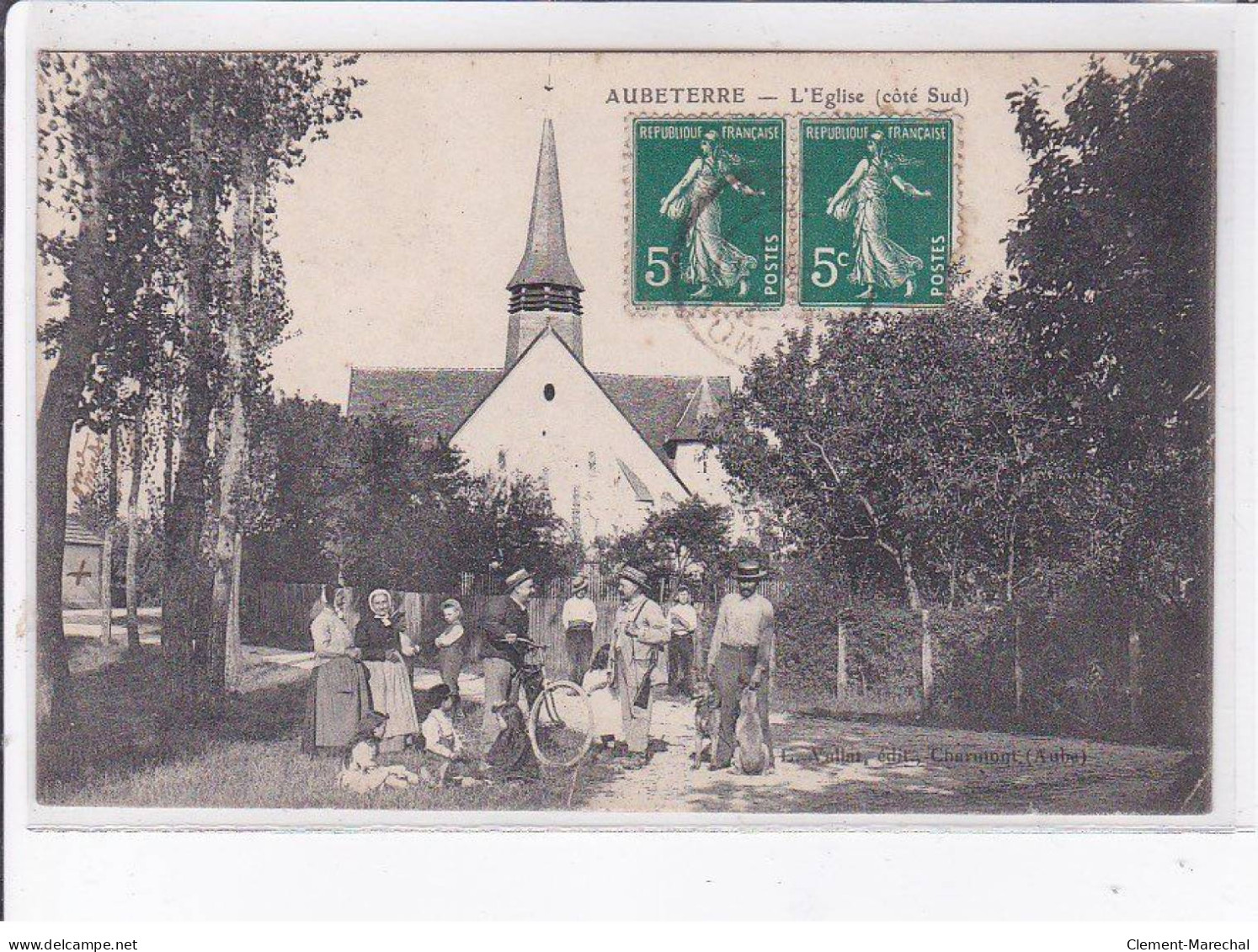 AUBETERRE: L'église (côté Sud) - Très Bon état - Andere & Zonder Classificatie