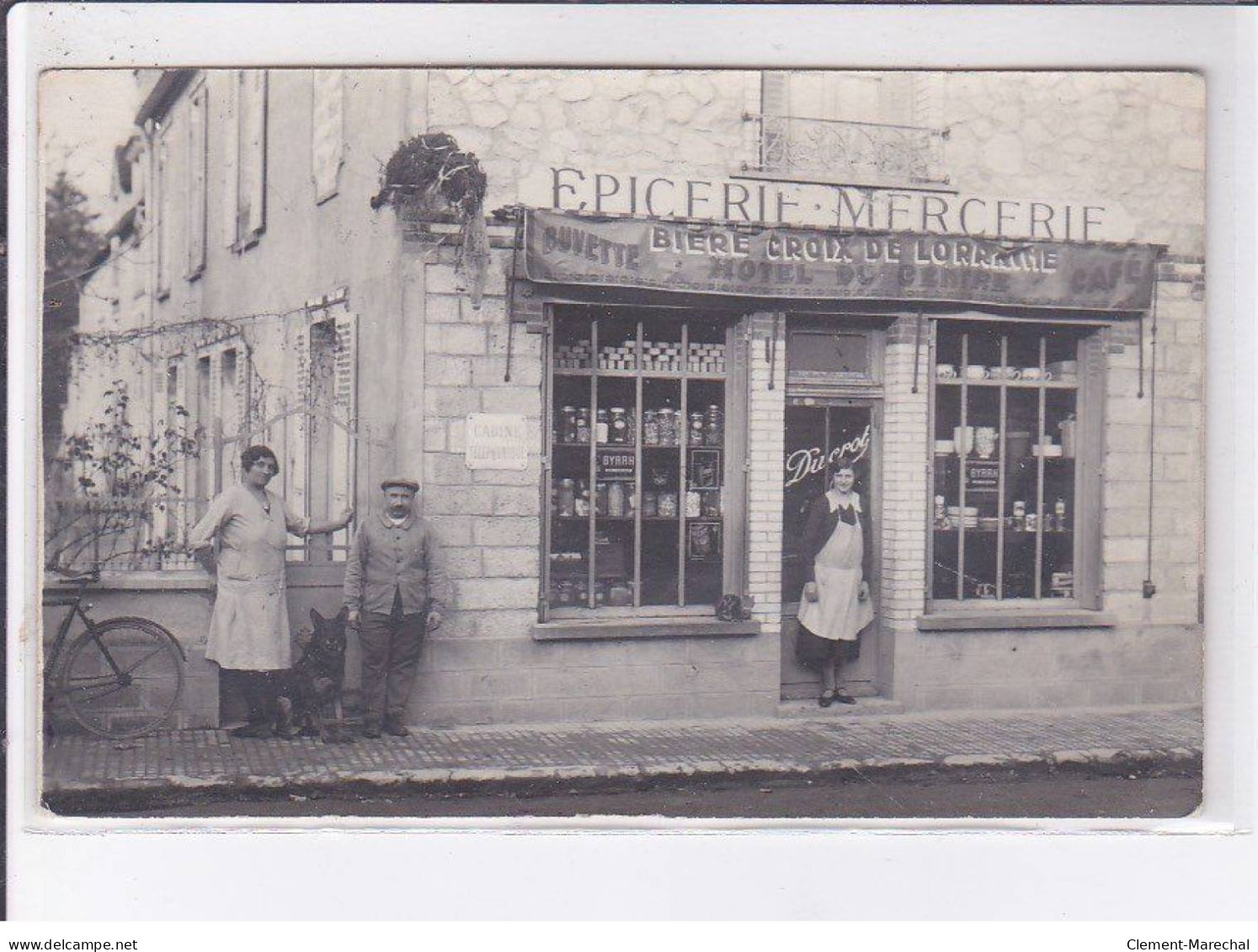 ECUELLES: Hôtel-restaurant, épicerie Buvette Tabac Ducrot - Très Bon état - Autres & Non Classés