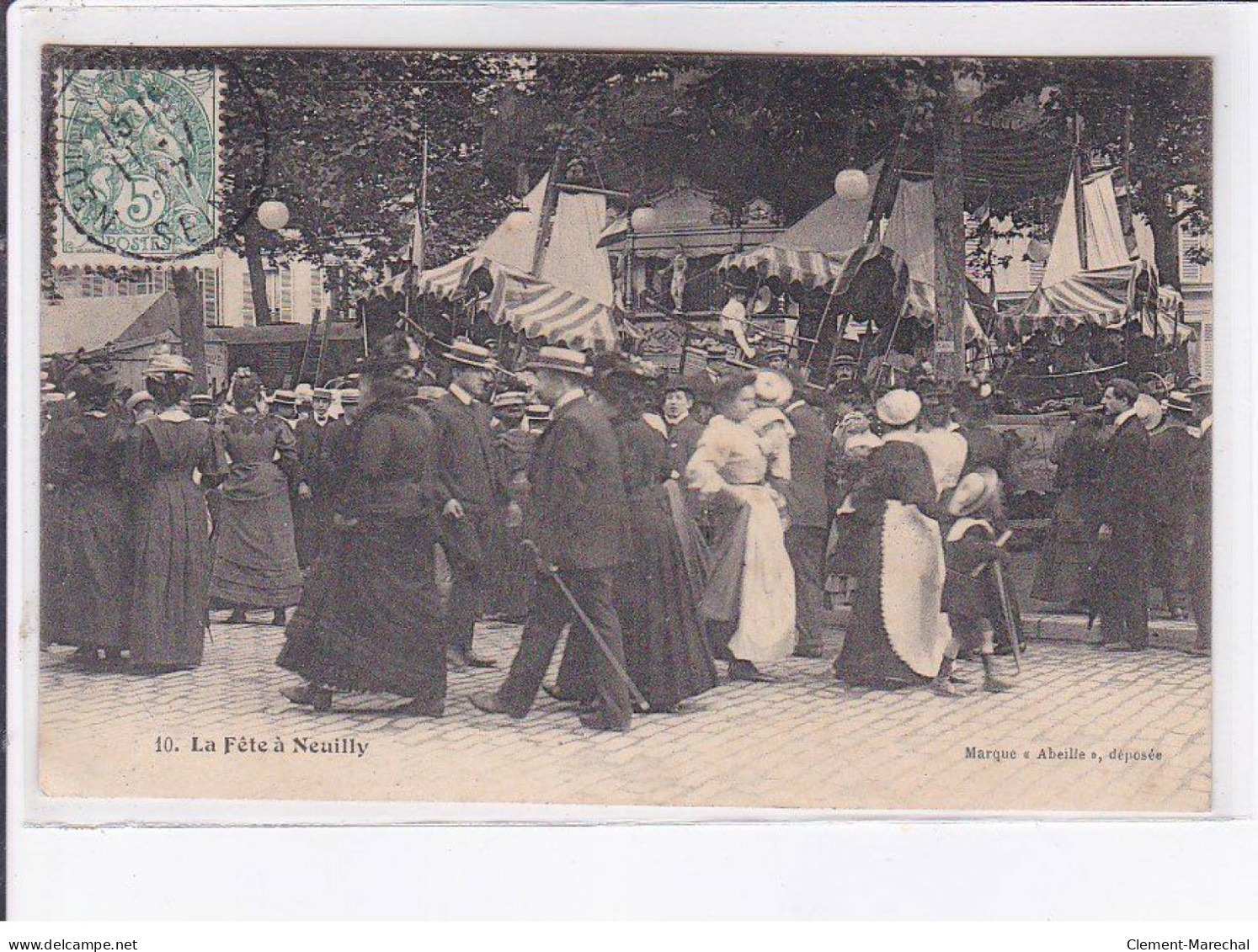 NEUILLY: La Fête, Manège - Très Bon état - Neuilly Sur Seine