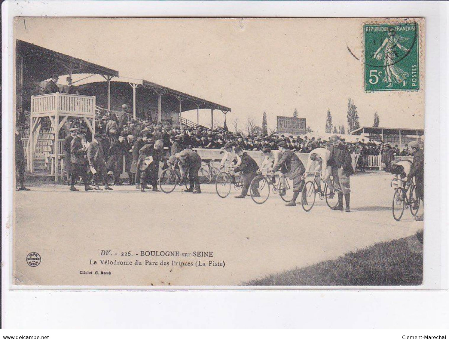 BOULOGNE-sur-SEINE: Le Vélodrome Du Parc Des Princes (la Pistes) - état - Boulogne Billancourt