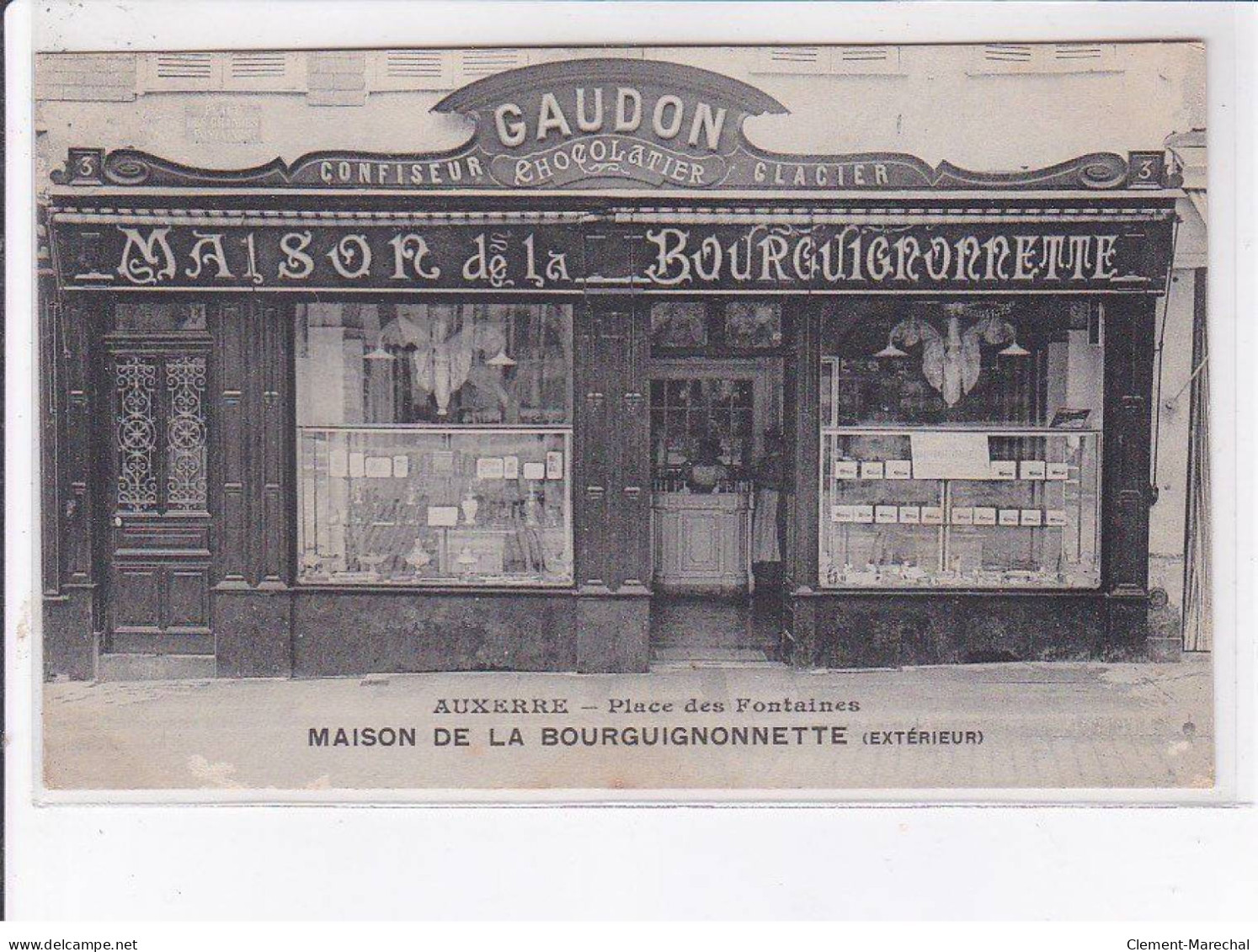 AUXERRE: Gaudon, Maison D Ela Bourguignonnette, Place Des Fontaines - état - Auxerre