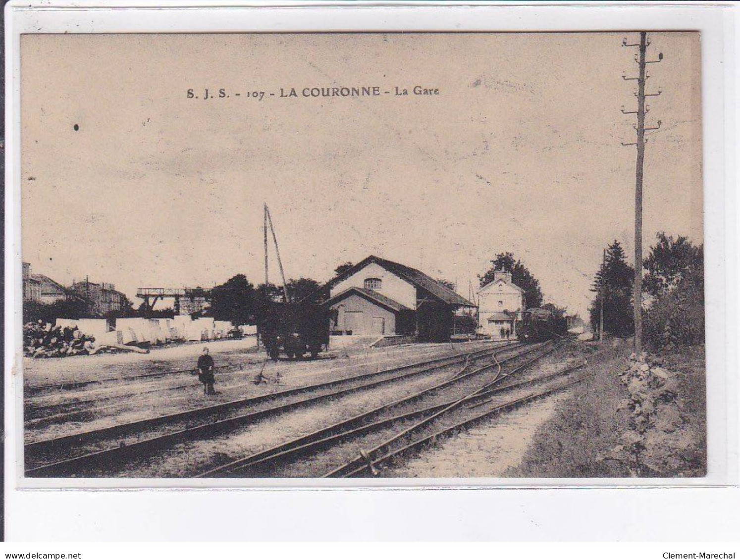 LA COURONNE: La Gare - Très Bon état - Autres & Non Classés