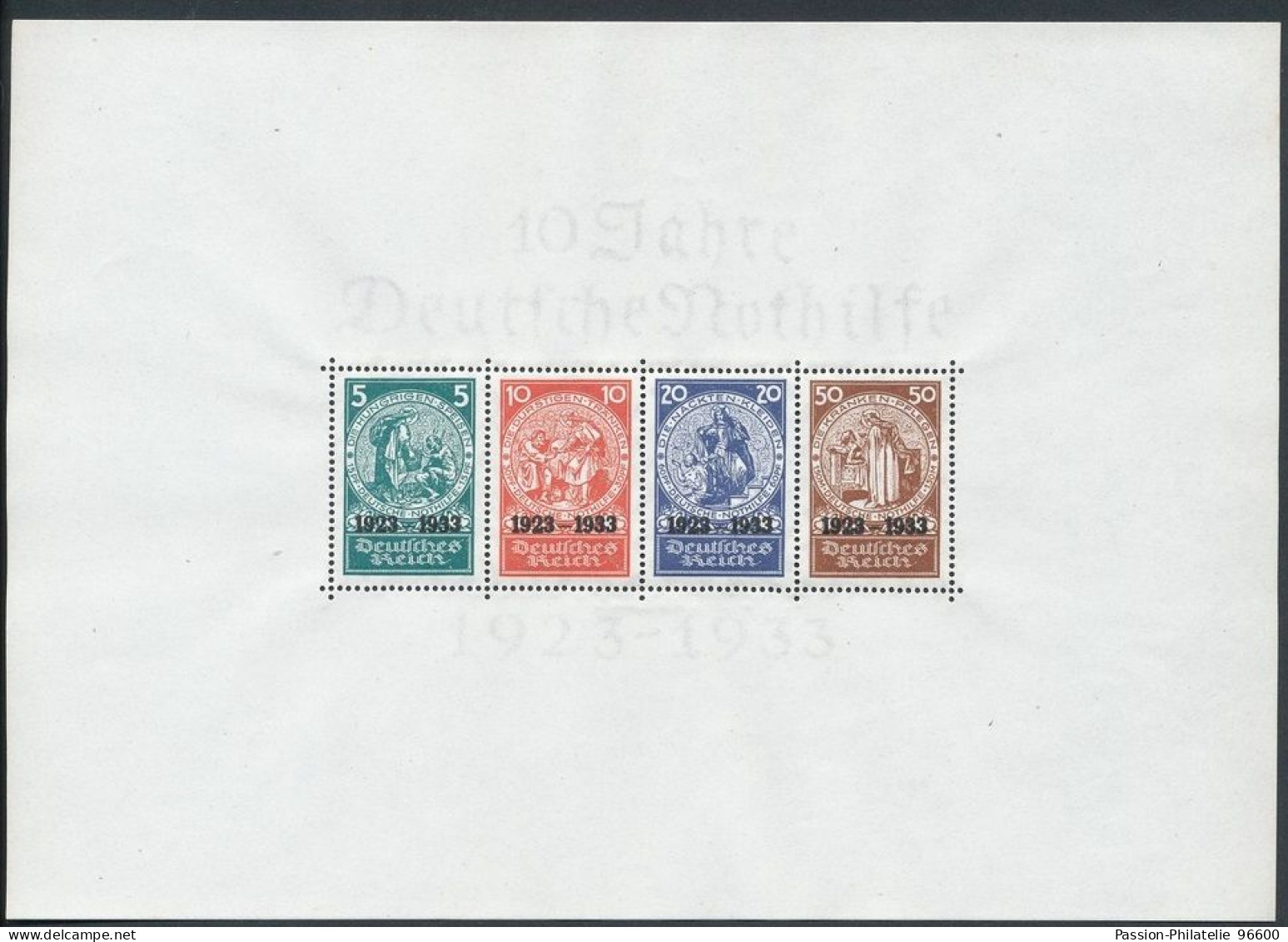 Deutsches Reich Block 2 ** MNH - Blocks & Sheetlets