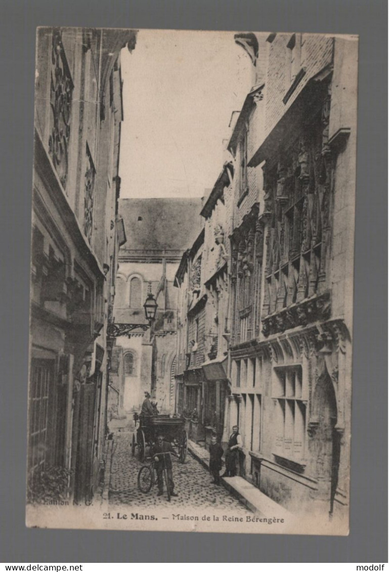 CPA - 72 - Le Mans - Maison De La Reine Bérengère - Animée - Circulée En 1914 - Le Mans