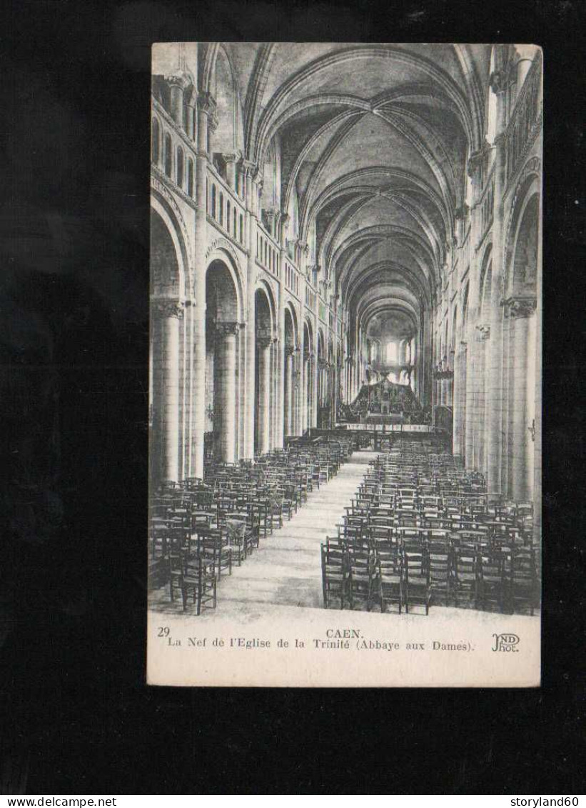 Caen La Nef De L'église De La Trinité Abbaye Aux Dames - Caen