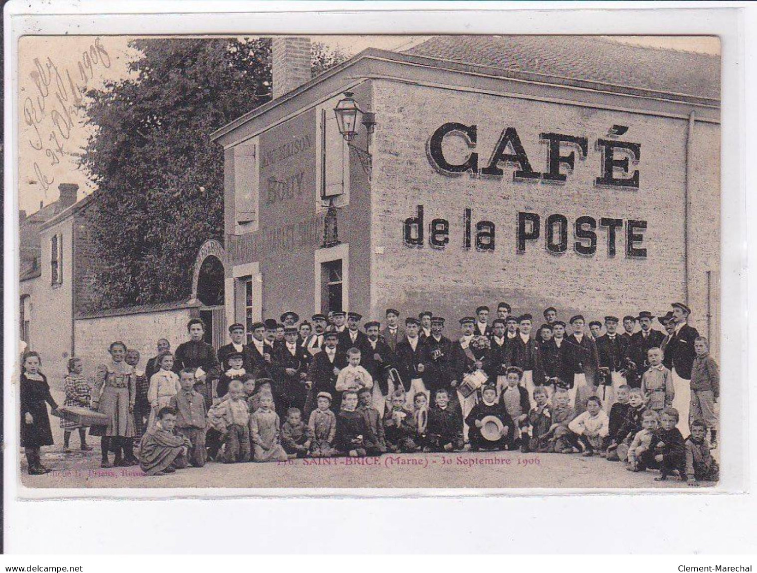 SAINT-BRICE: Café De La Poste - Très Bon état - Other & Unclassified