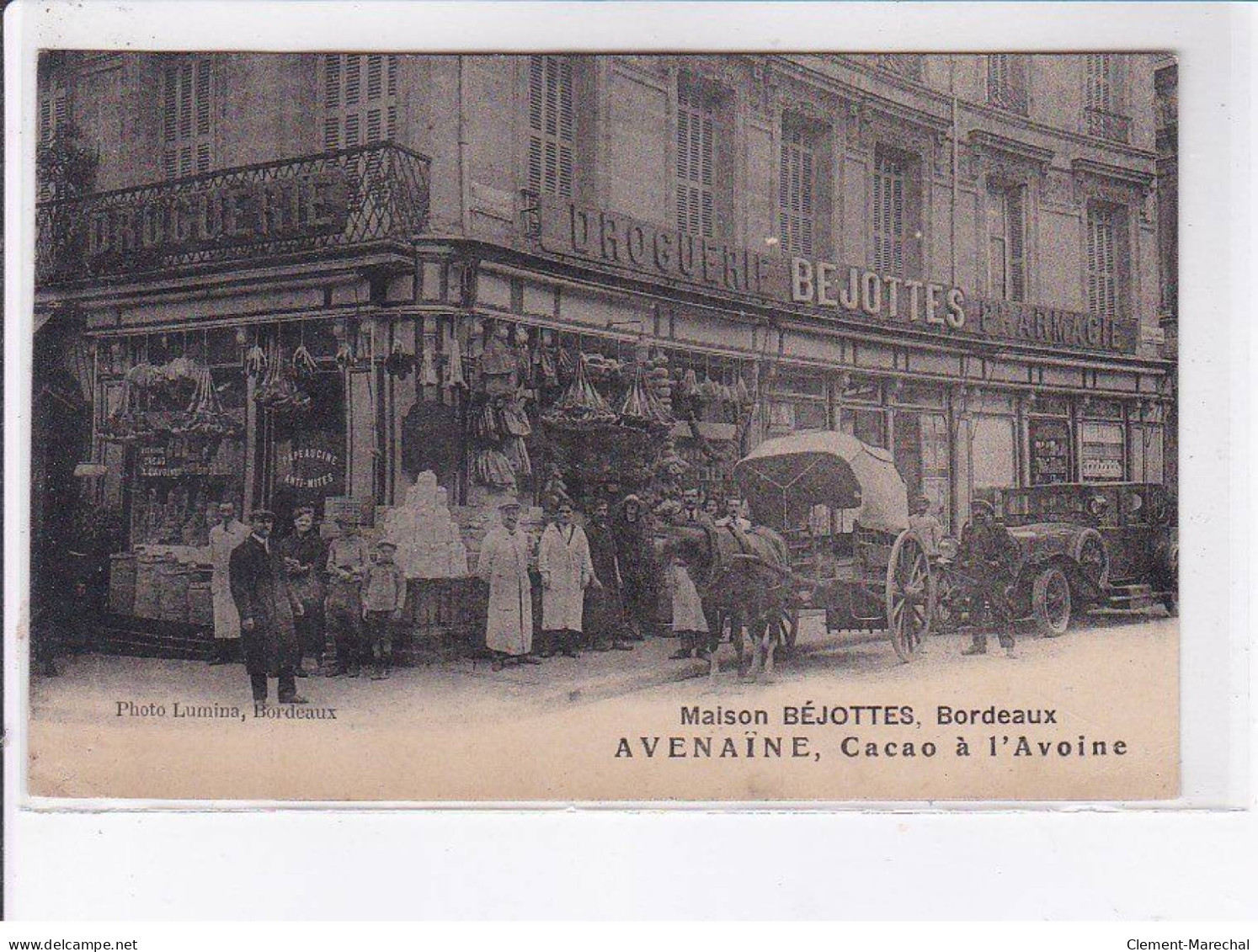 BORDEAUX: Maison Béjottes Avenaïne Cacao à L'avoine - Très Bon état - Bordeaux