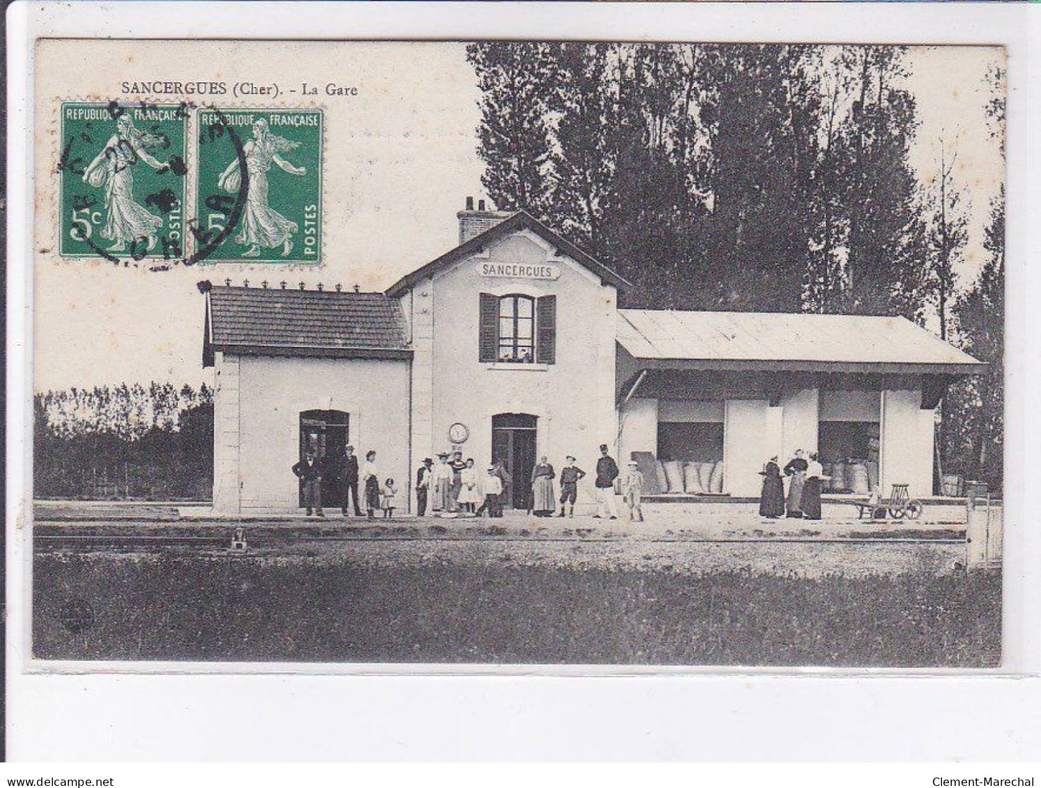 SANCERGUES: La Gare - état - Sancergues