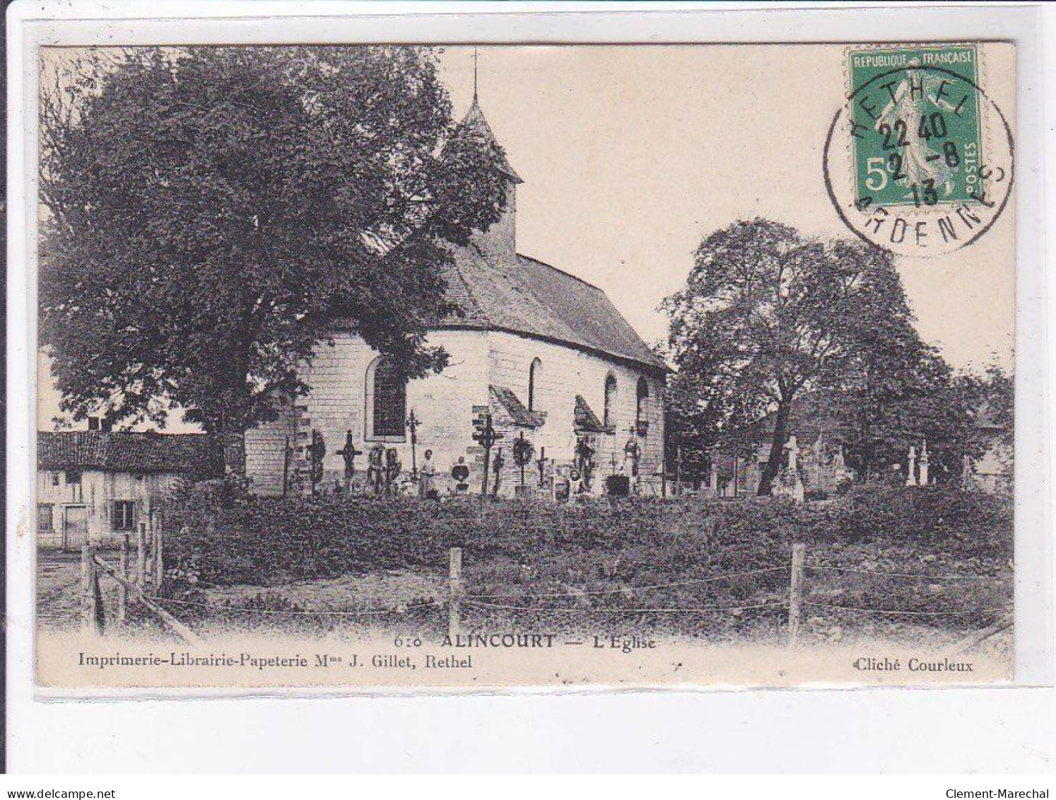 ALINCOURT: L'église - Très Bon état - Sonstige & Ohne Zuordnung