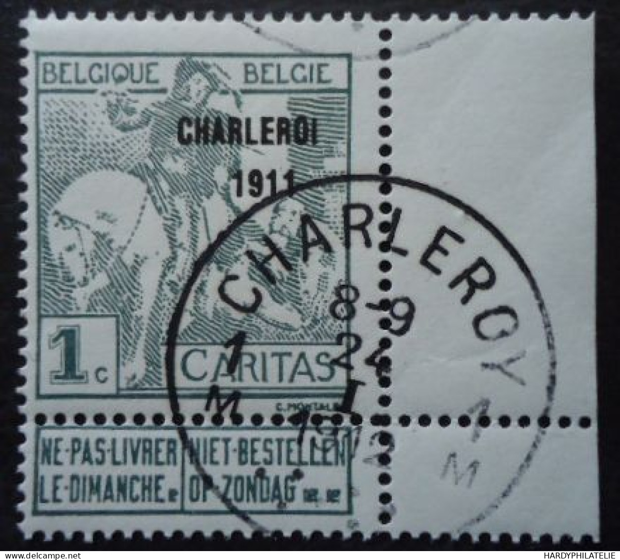 BELGIQUE N°100 Oblitéré - 1910-1911 Caritas