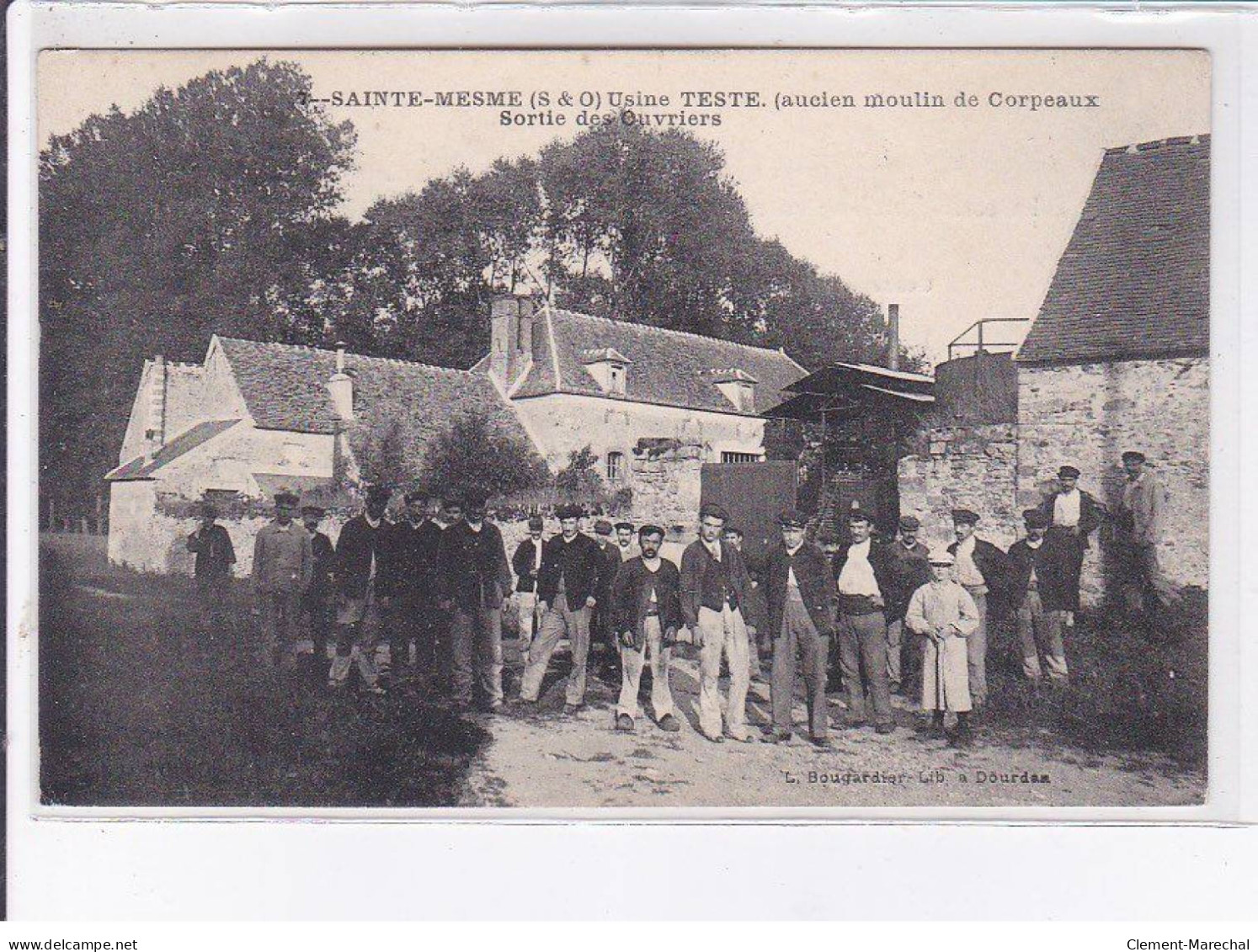 SAINTE-MESME: Usine Teste, Ancien Moulin De Corpeaux Sortie Des Ouvriers - Très Bon état - Sonstige & Ohne Zuordnung