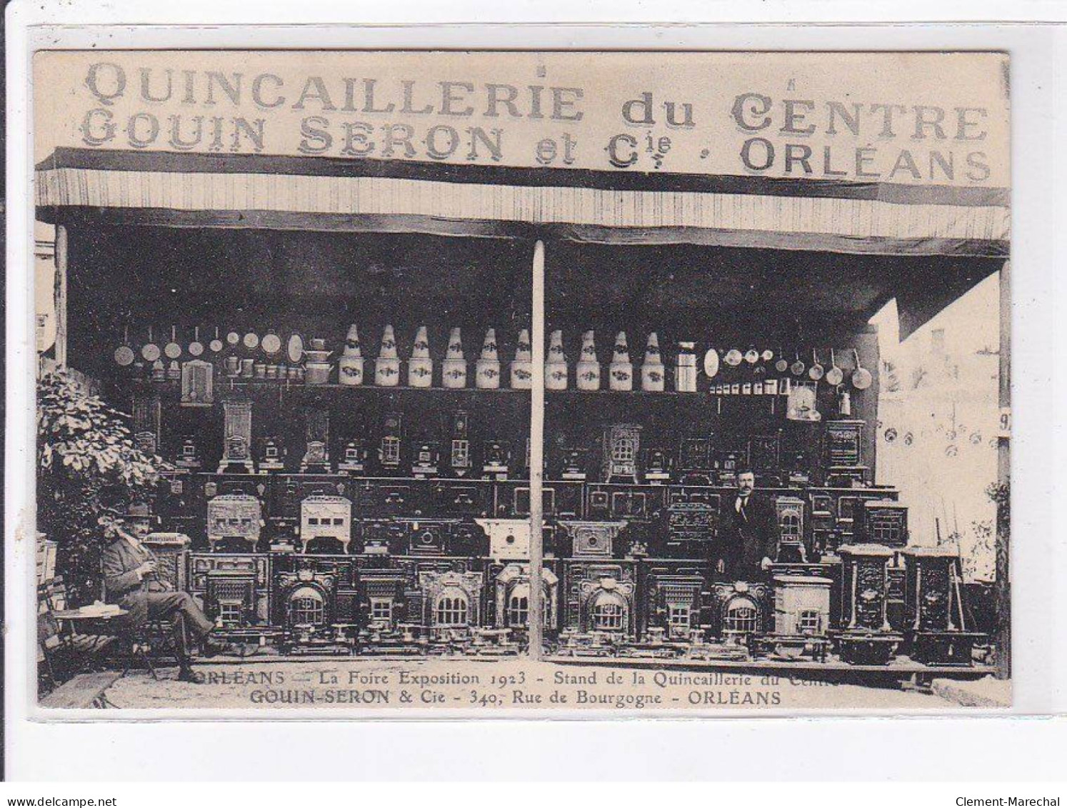 ORLEANS: Quincaillerie Du Centre Gouin Seron Et Cie Orleans La Foire Exposition 1923 - Très Bon état - Orleans