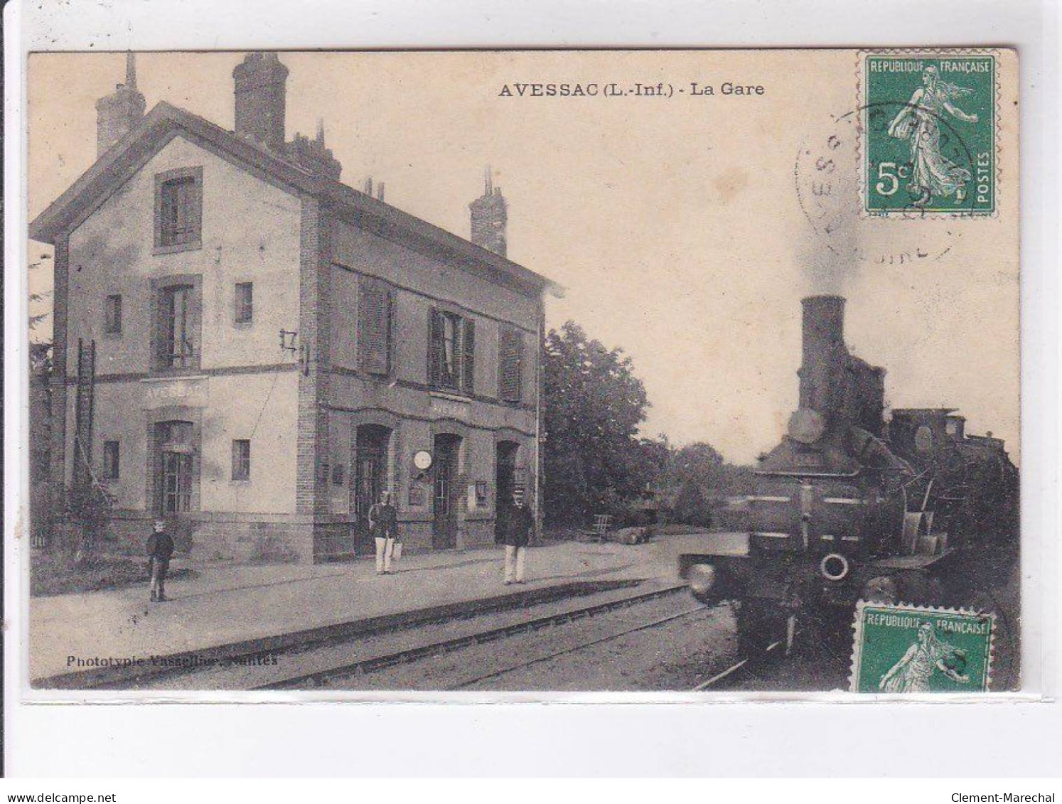 AVESSAC: La Gare - Très Bon état - Sonstige & Ohne Zuordnung