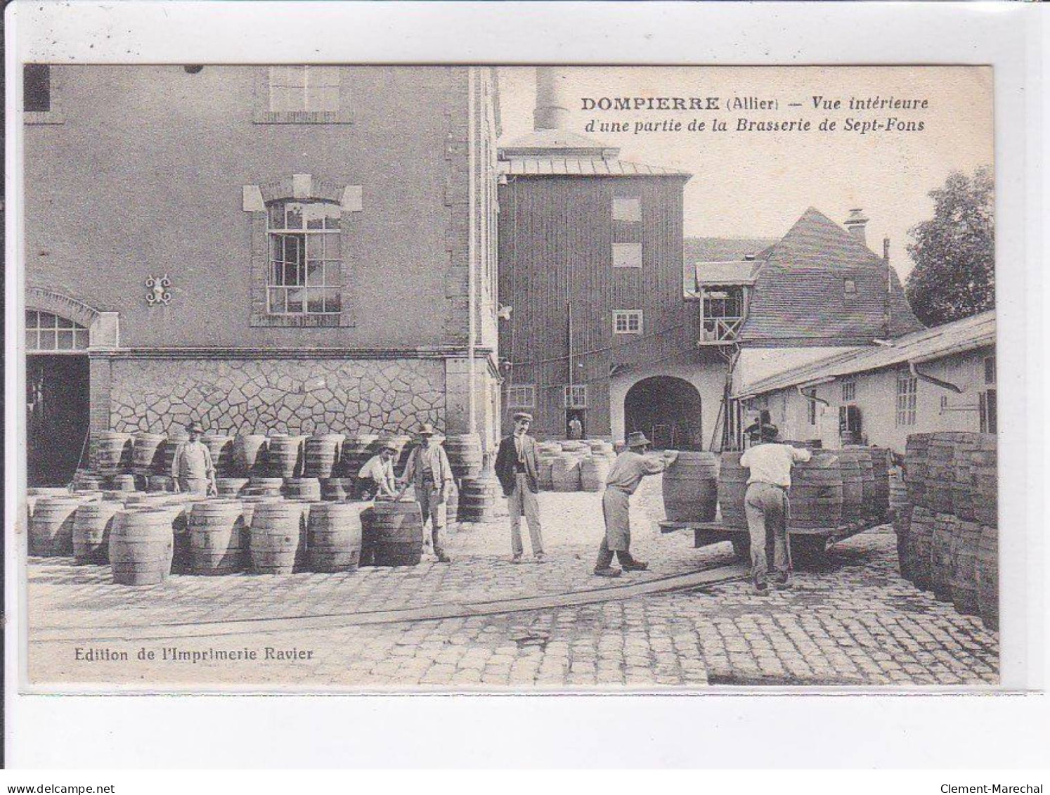 DOMPIERRE: Vue Intérieure D'une Partie De La Brasserie De Sept-fons - Très Bon état - Altri & Non Classificati