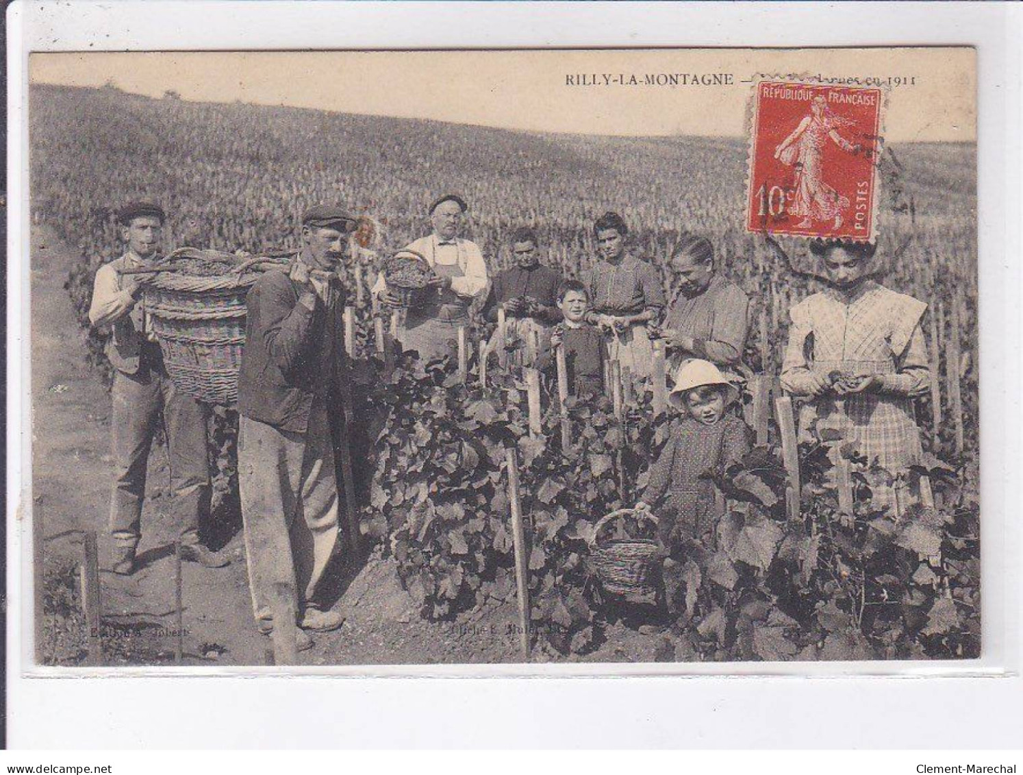 RILLY-la-MONTAGNE: Vendanges En 1911 - Très Bon état - Rilly-la-Montagne