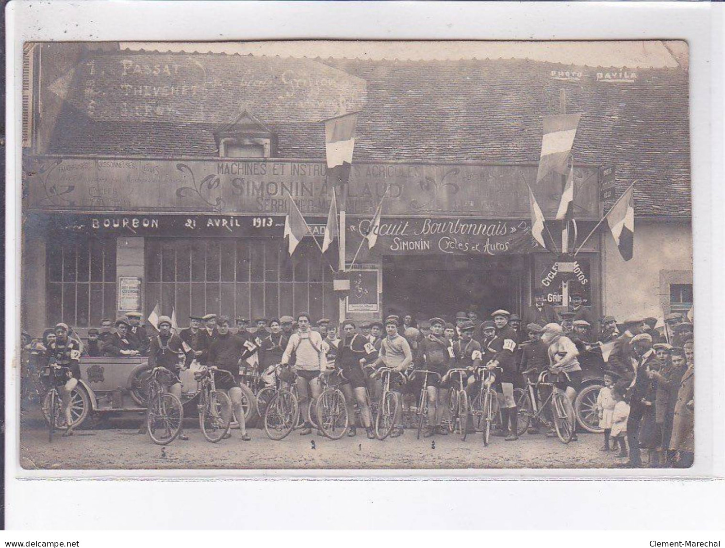 ALLIER: Circuit Cycliste Bourbonnais, Simonin-aulaud - état - Autres & Non Classés