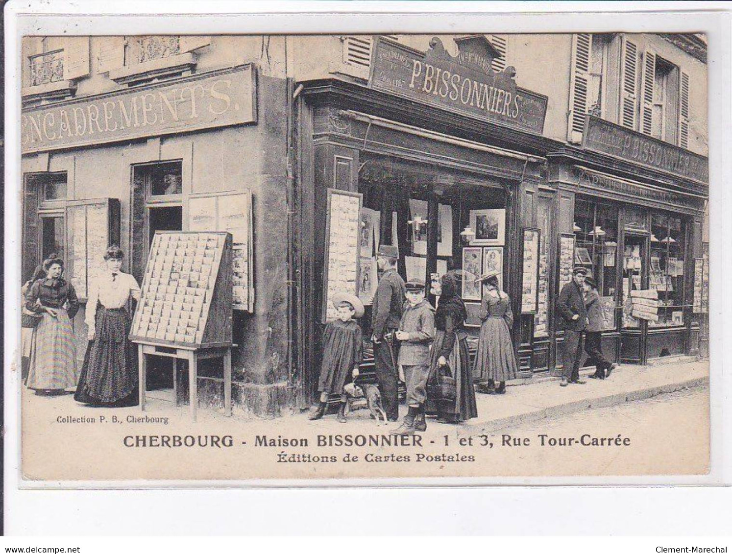 CHERBOURG: Maison Bissonnier 1 Et 3 Rue Tour-carrée, P. Bissonniers, Mucha - état - Cherbourg