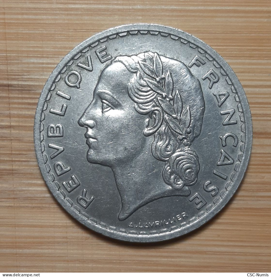 (N-0091) - IIIème République -  5 Francs 1935 - Nickel - 5 Francs