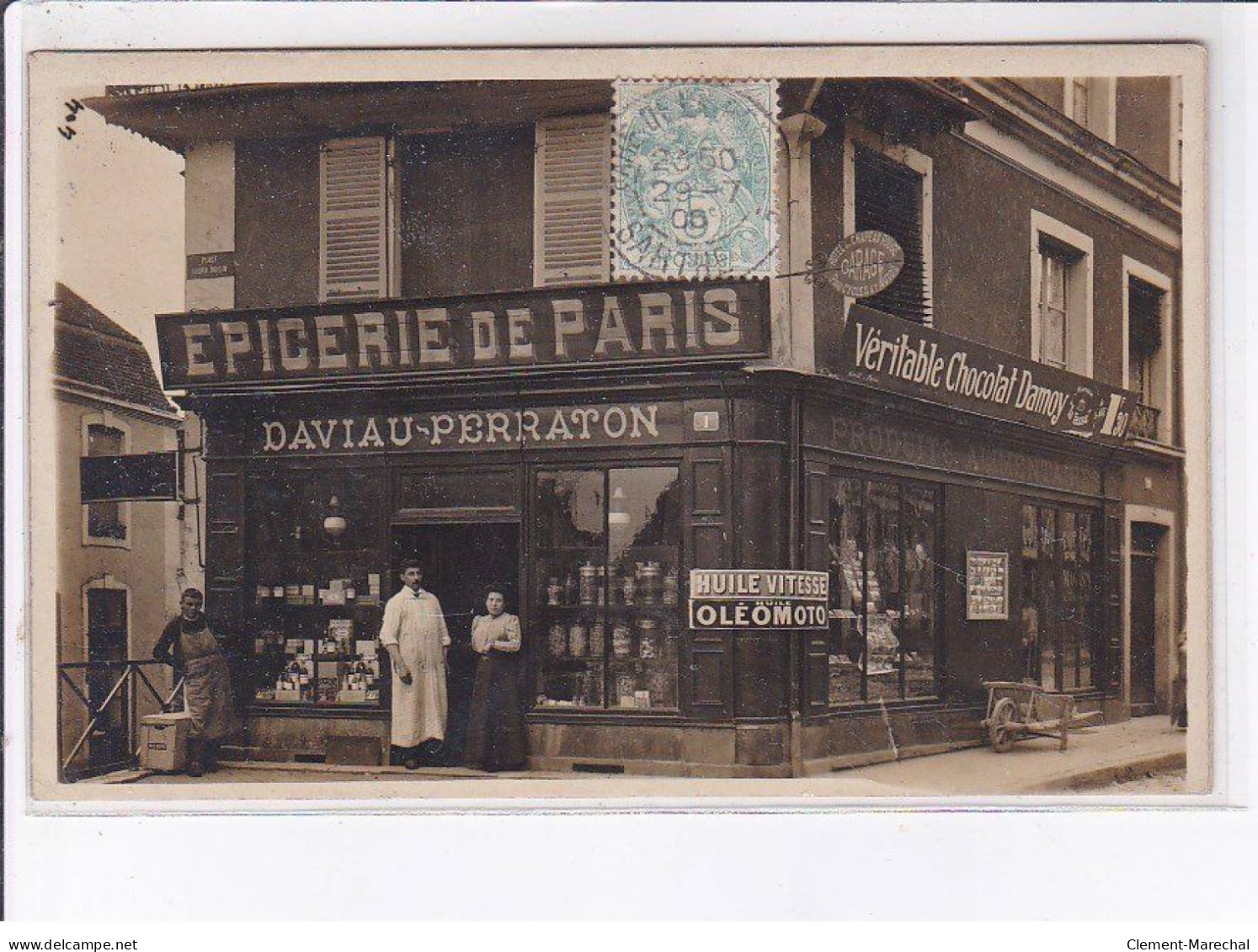 LA FERTE BERNARD: Place Ledru-rolin, épicerie De Paris Daviau-perraton - Très Bon état - La Ferte Bernard