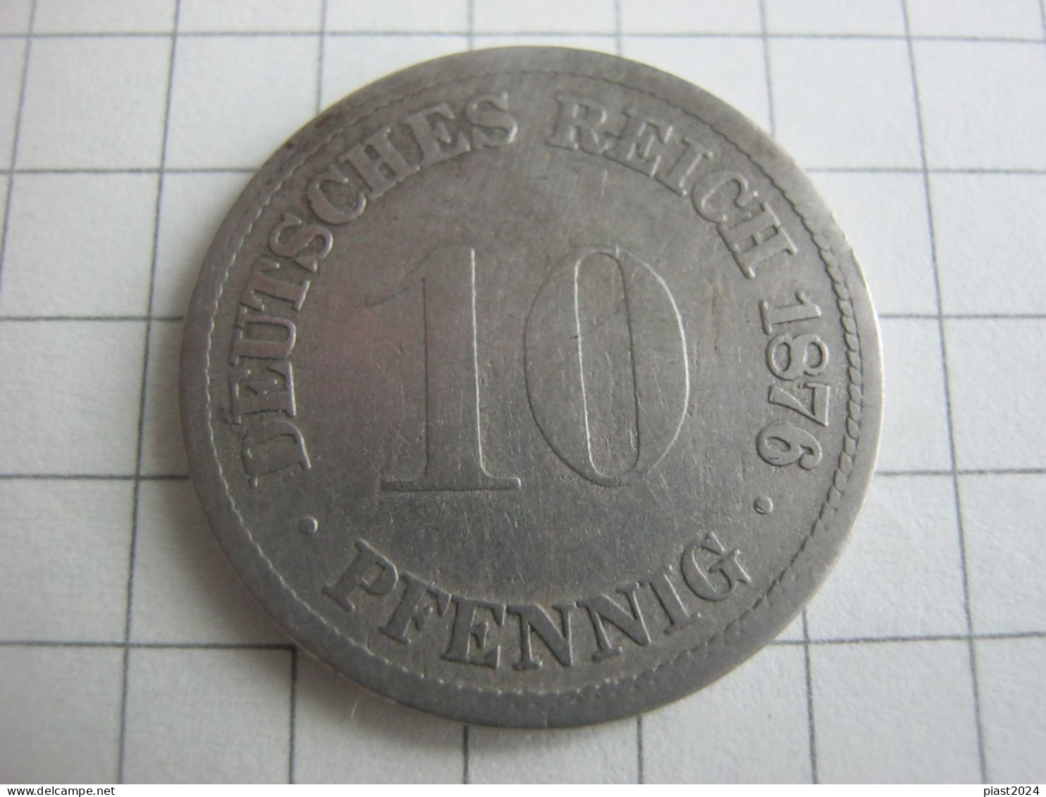 Germany 10 Pfennig 1876 D - 10 Pfennig