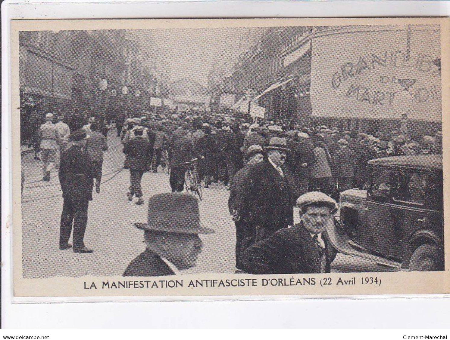 ORLEANS: Lot De 11CPA La Manifestation Antifasciste D'orleans 22 Avril 1934 - Très Bon état - Orleans