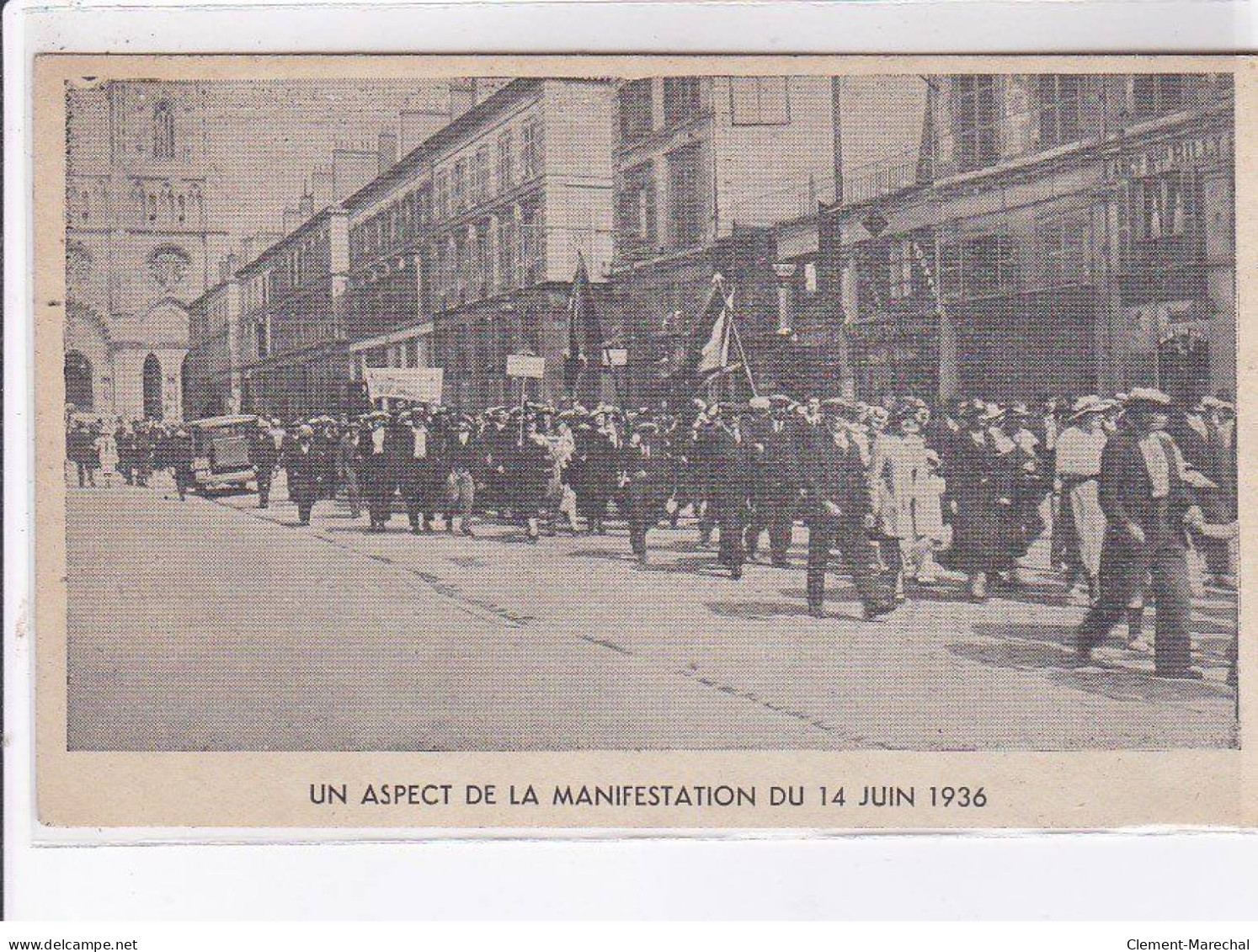 ORLEANS: lot de 11CPA la manifestation antifasciste d'orleans 22 avril 1934 - très bon état